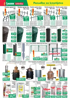 Jager katalog akcije – veljaven od 28.01.2026 | Stran: 9 | Izdelki: Košara, Kos, Ograja, Barva