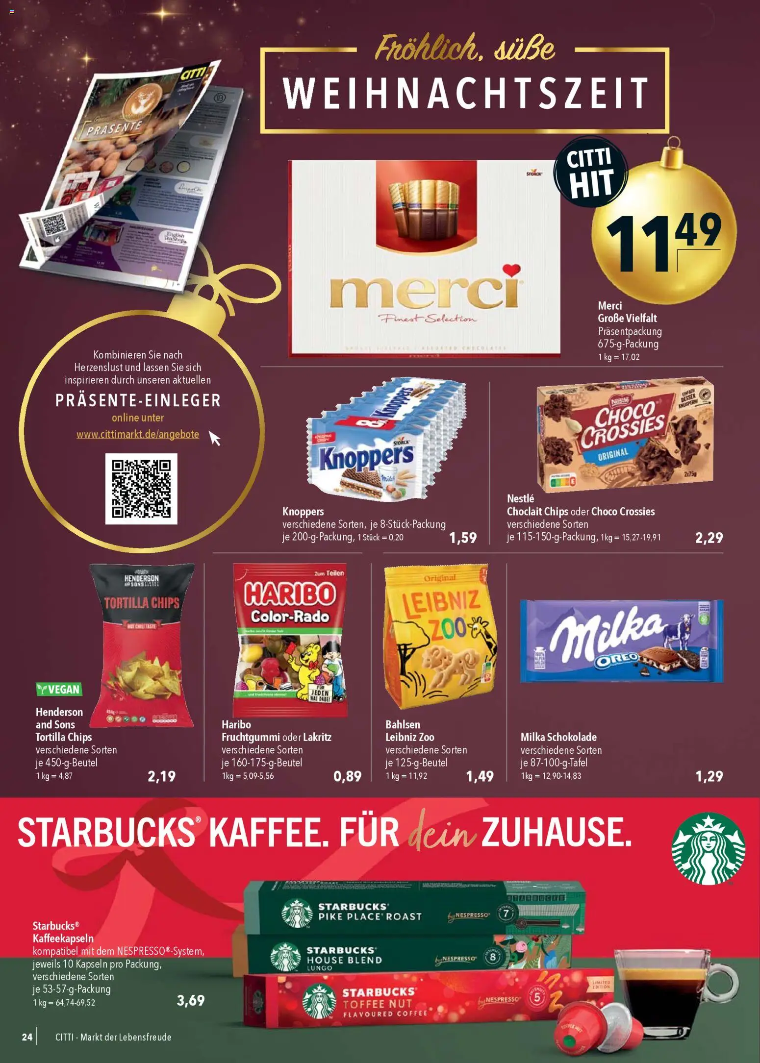 CITTI Markt Prospekt 	 – gültig ab 10.12.2025 | Seite: 24