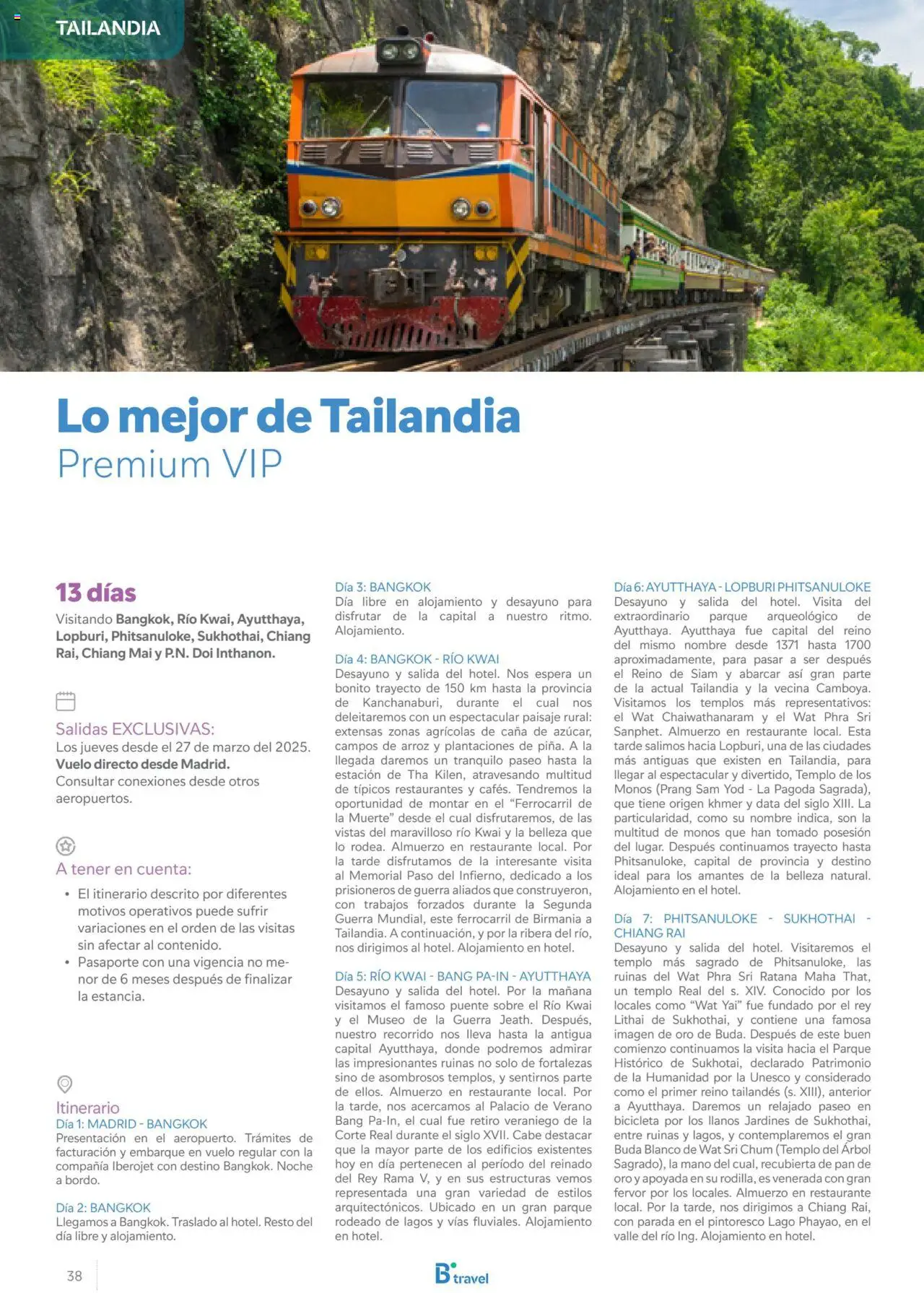 B the travel brand Asia 2025 │ válido desde el 15.11.2024 | Página: 38 | Productos: Bicicleta, Pan, Arroz
