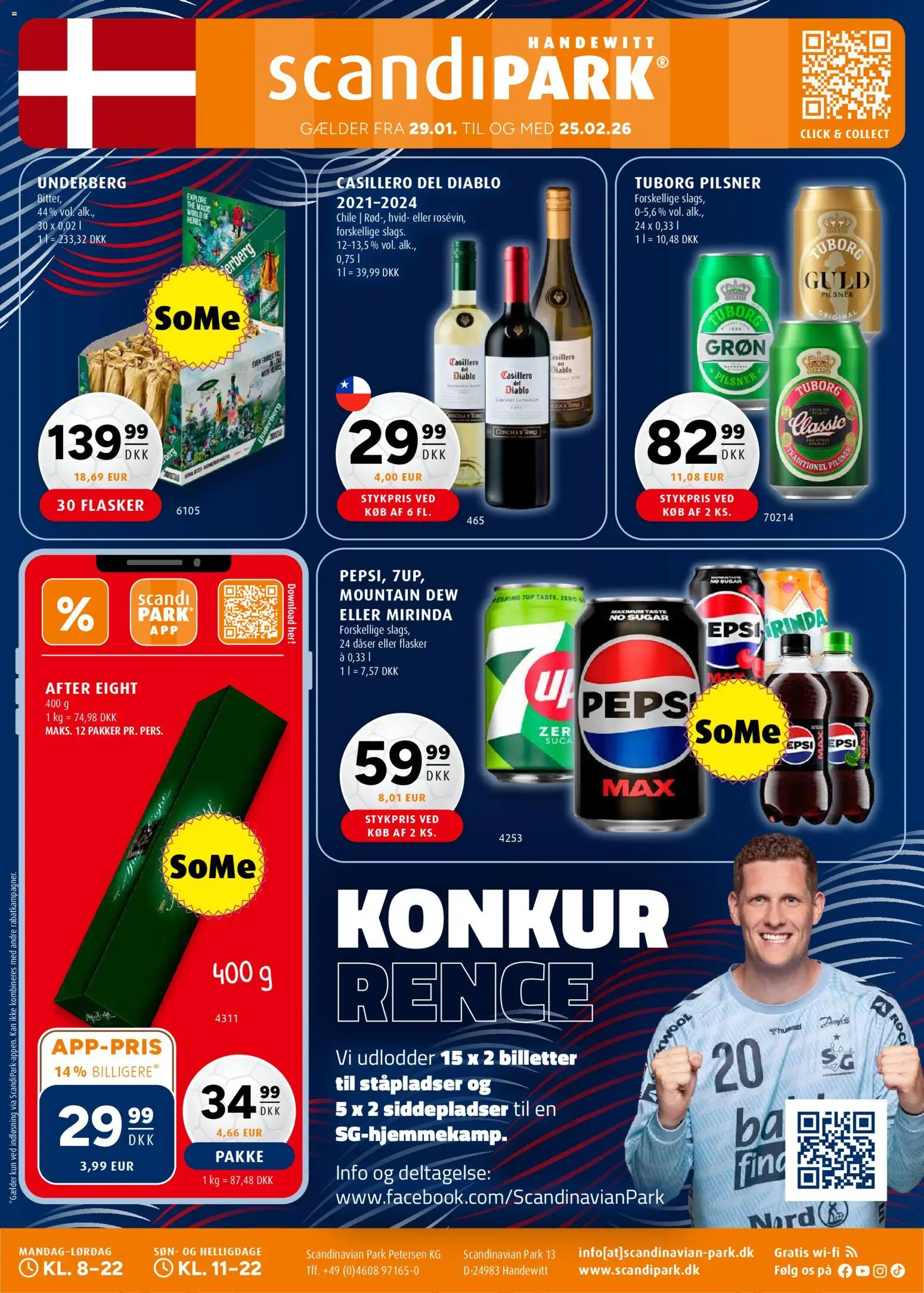 Scandinavian Park tilbudsavis – gyldig fra 29.01.2026 | Side: 1 | Produkter: Pepsi