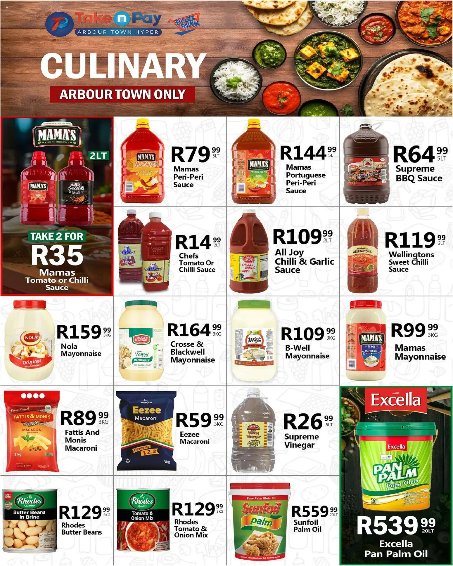 New Take n Pay catalogue – valid from 09.03.2026 | Page: 34 | Products: Wellingtons, Mayonnaise, Sauce, Chilli