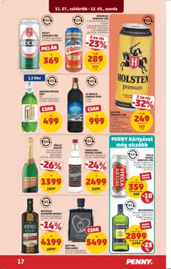 OPYYUM MÁK LIKŐR*, 30% alkoholtartalom 0,5 liter, 10998 Ft/liter - amely érvényes a következő dátumtól: 27.11.2025 | Oldal: 21
