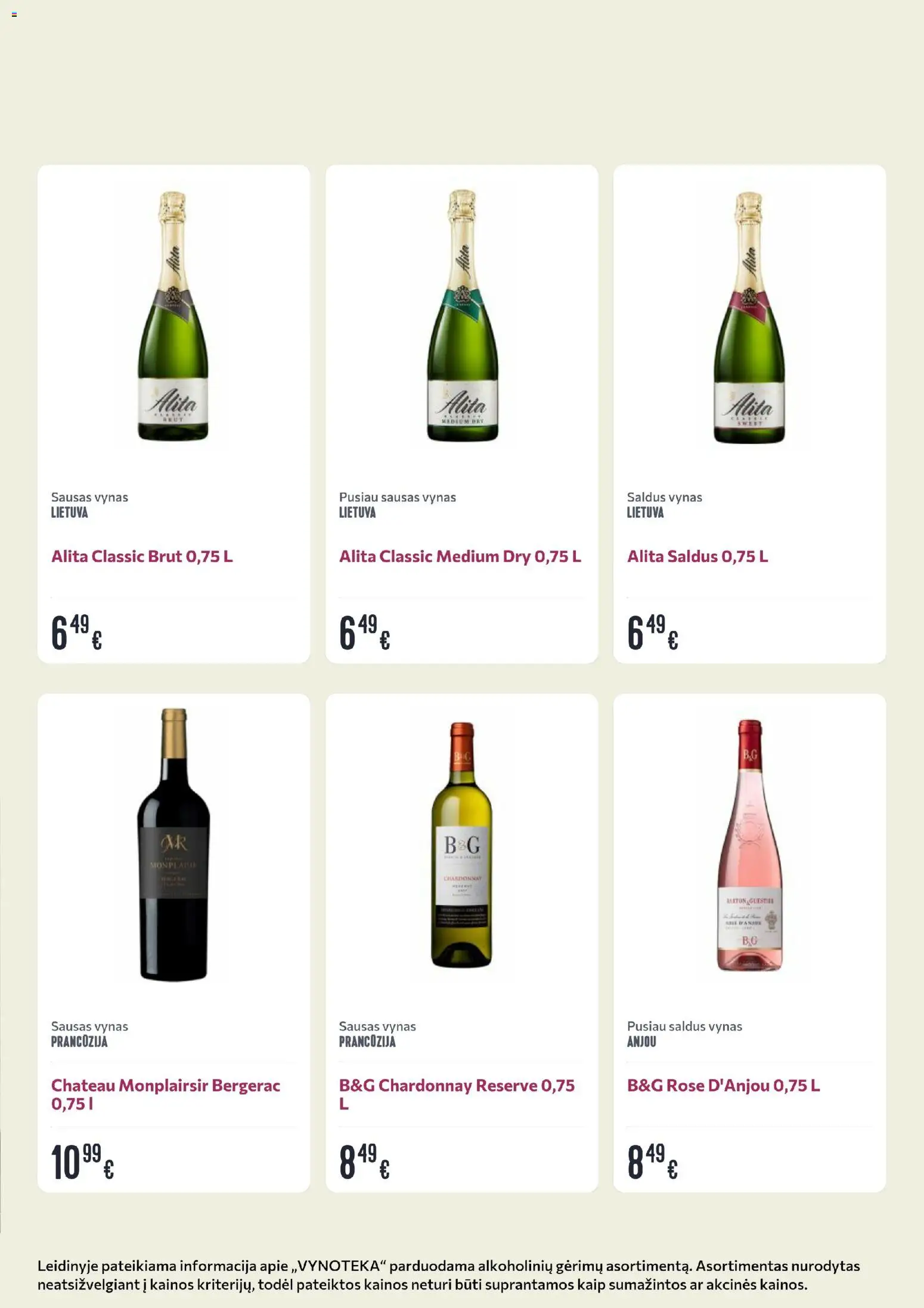 VYNOTEKA akcijos nuo 03.11.2025 | Puslapis: 19 | Prekių: Vynas
