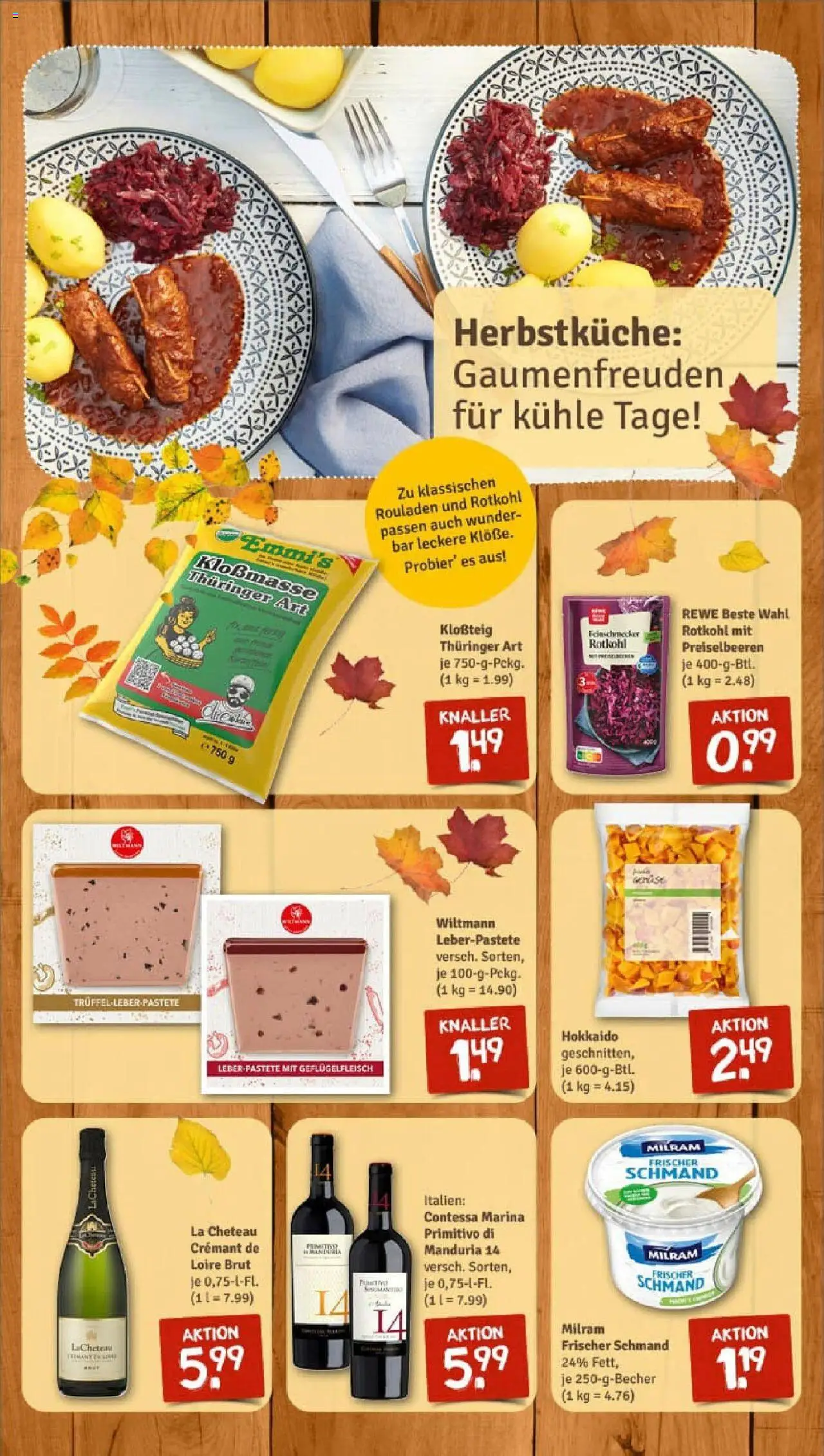 Rewe prospekt Welzow	 – gültig ab 13.10.2025 | Seite: 11 | Produkte: Rotkohl, Milram
