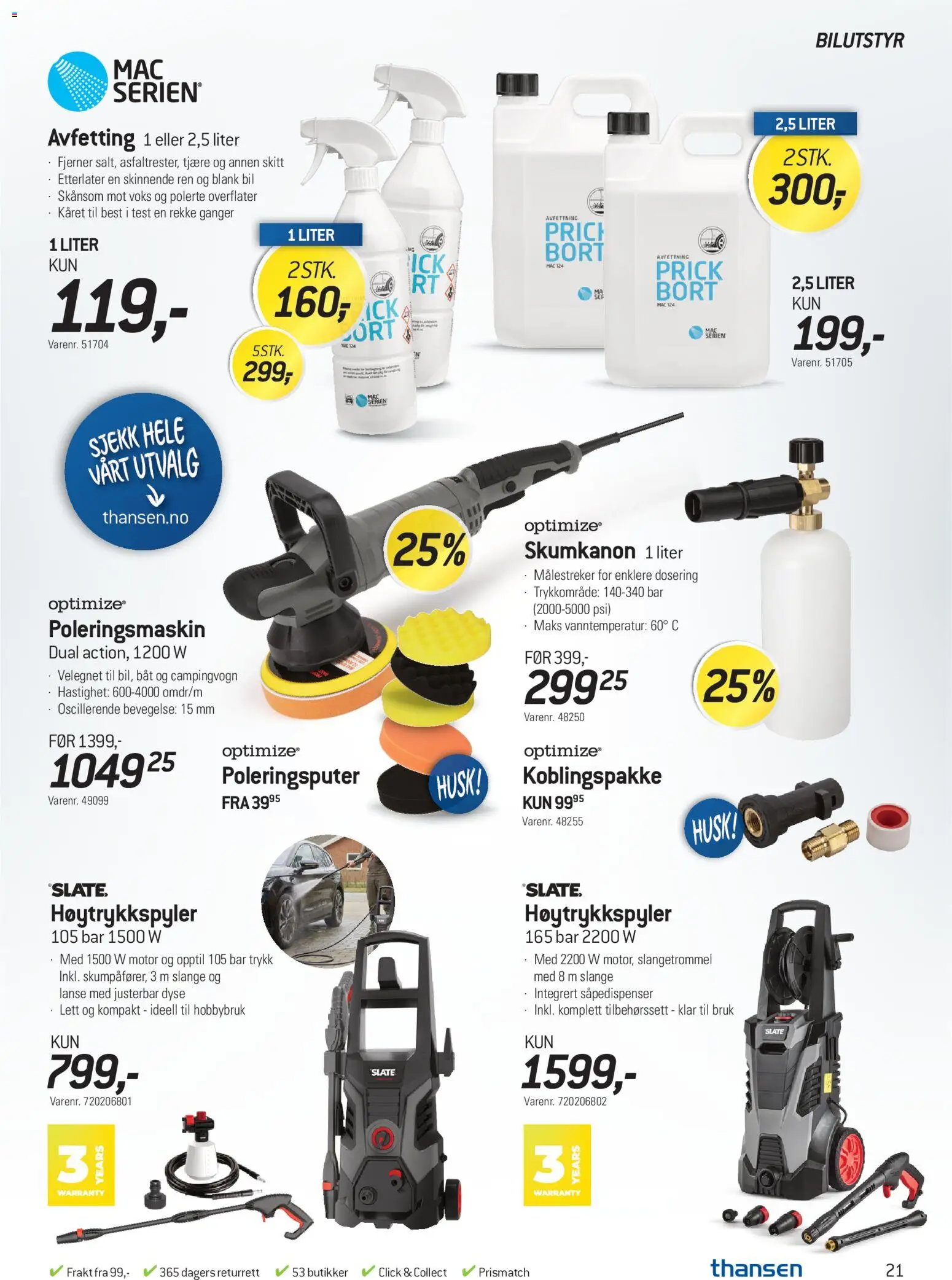 {H1} | Side: 21 | Produkter: Høytrykkspyler, Суміш дитяча