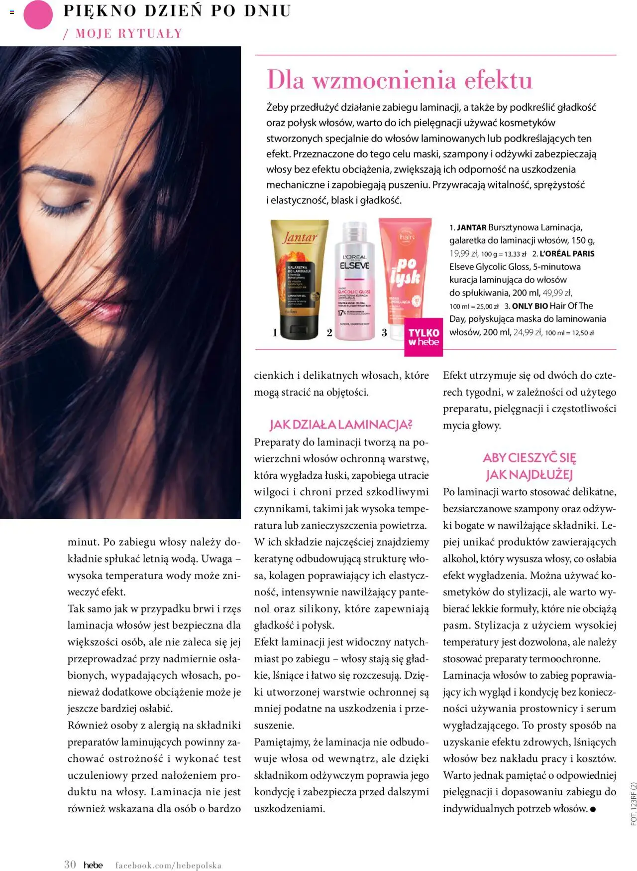 Hebe Gazetka - Magazyn od 01.05.2025 | Strona: 30 | Produkty: Galaretka, Maska