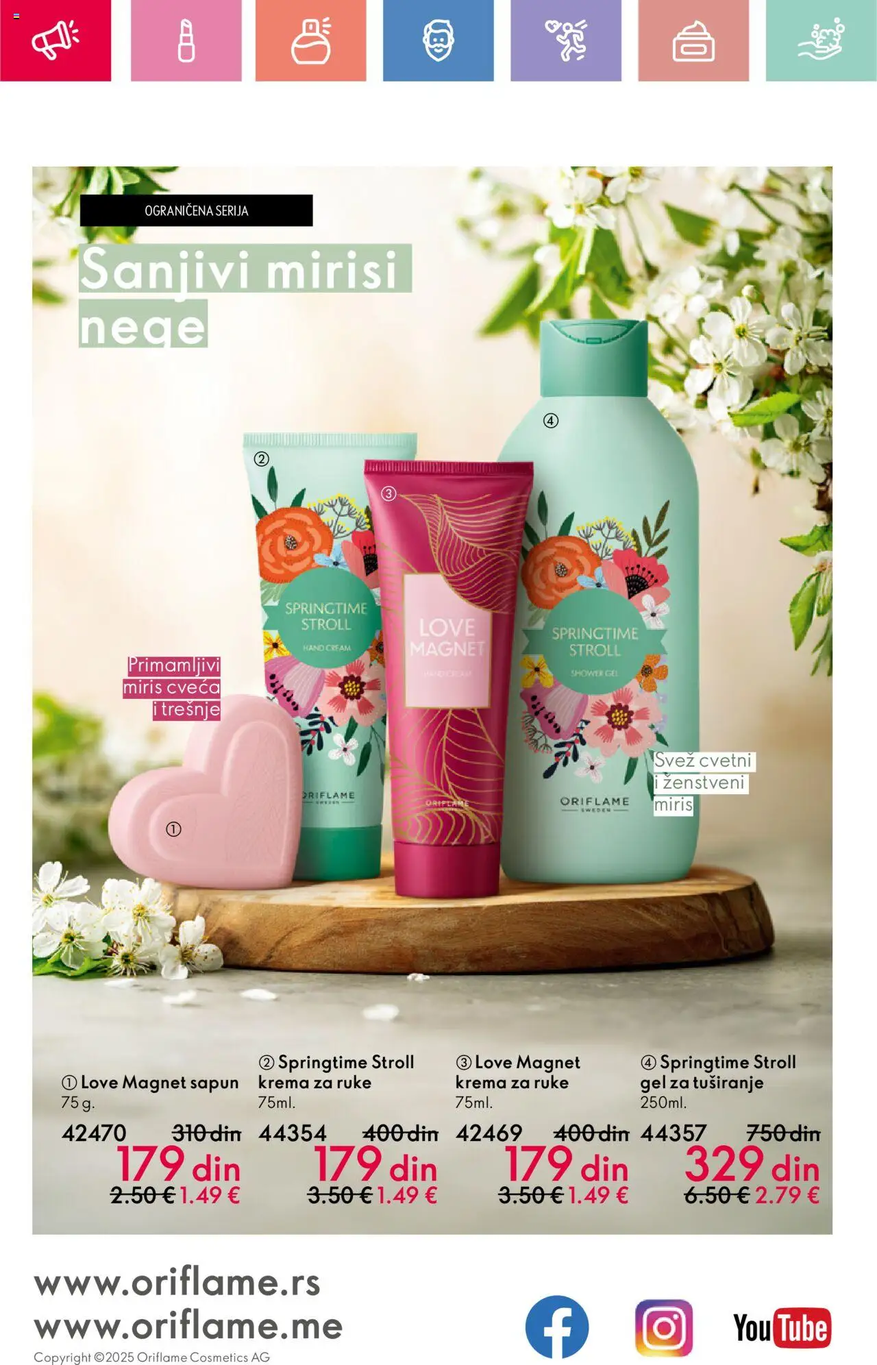 Oriflame katalog - važi od 24.08.2025 | Strana: 148 | Proizvode: Miris, Krema, Krema za ruke, Sapun
