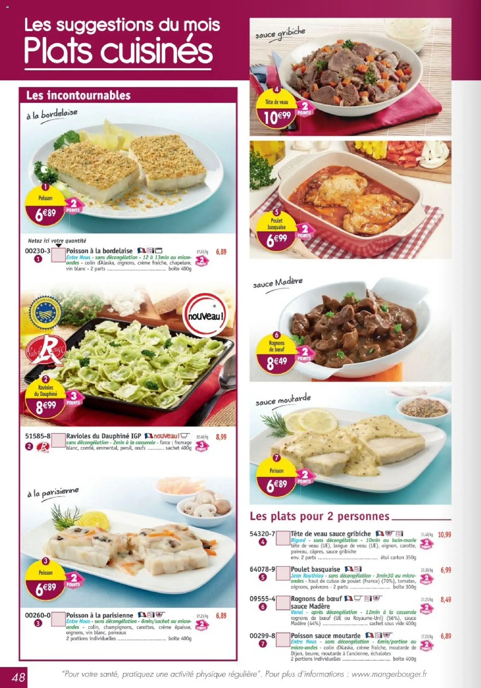 {H1} | Page: 48 | Produits: Tête de veau, Fromage, Moutarde, Vin