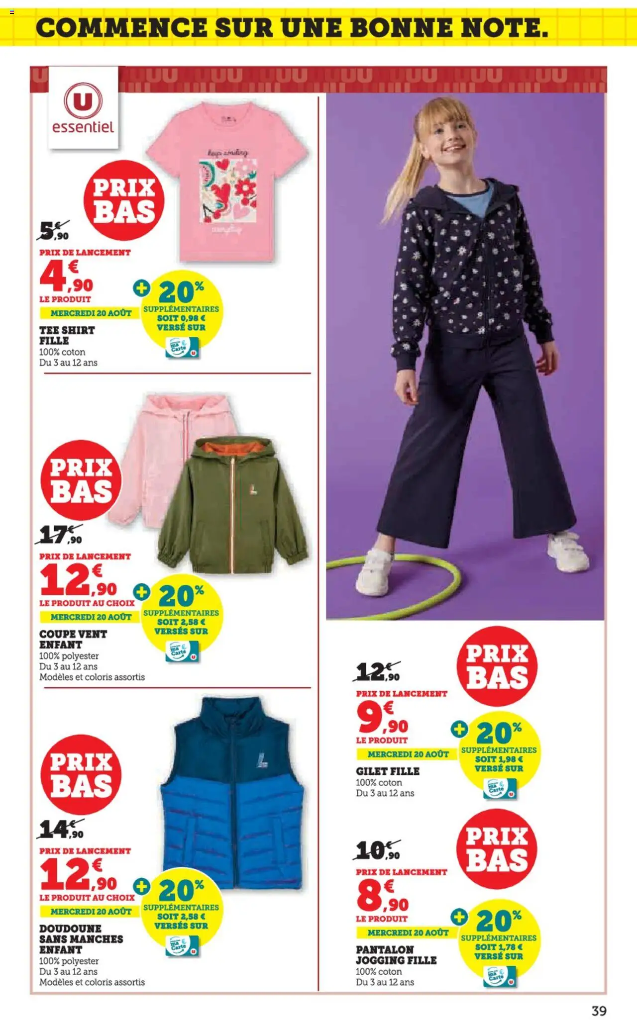  | Page: 39 | Produits: Coton, Gilet, Pantalon, Doudoune