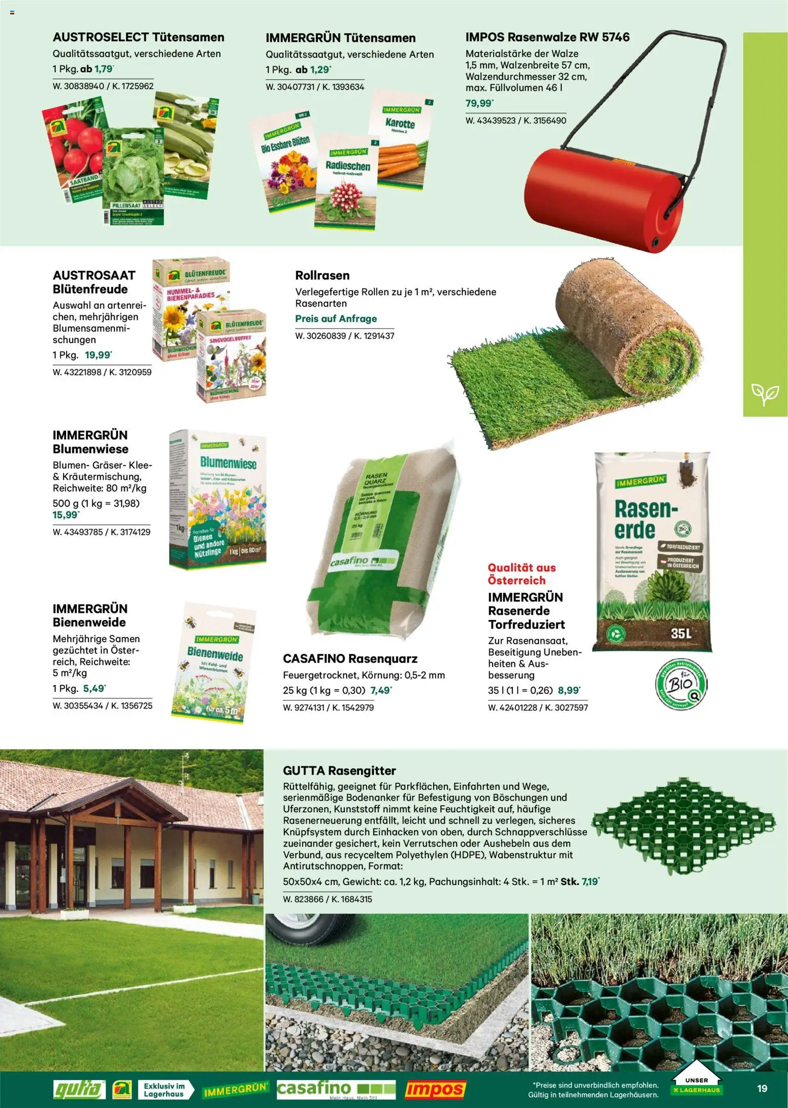 Lagerhaus  Garten und Freizeit Katalog 2026 gültig ab 22.02.2026 | Seite: 19 | Produkte: Karotte, Gewicht