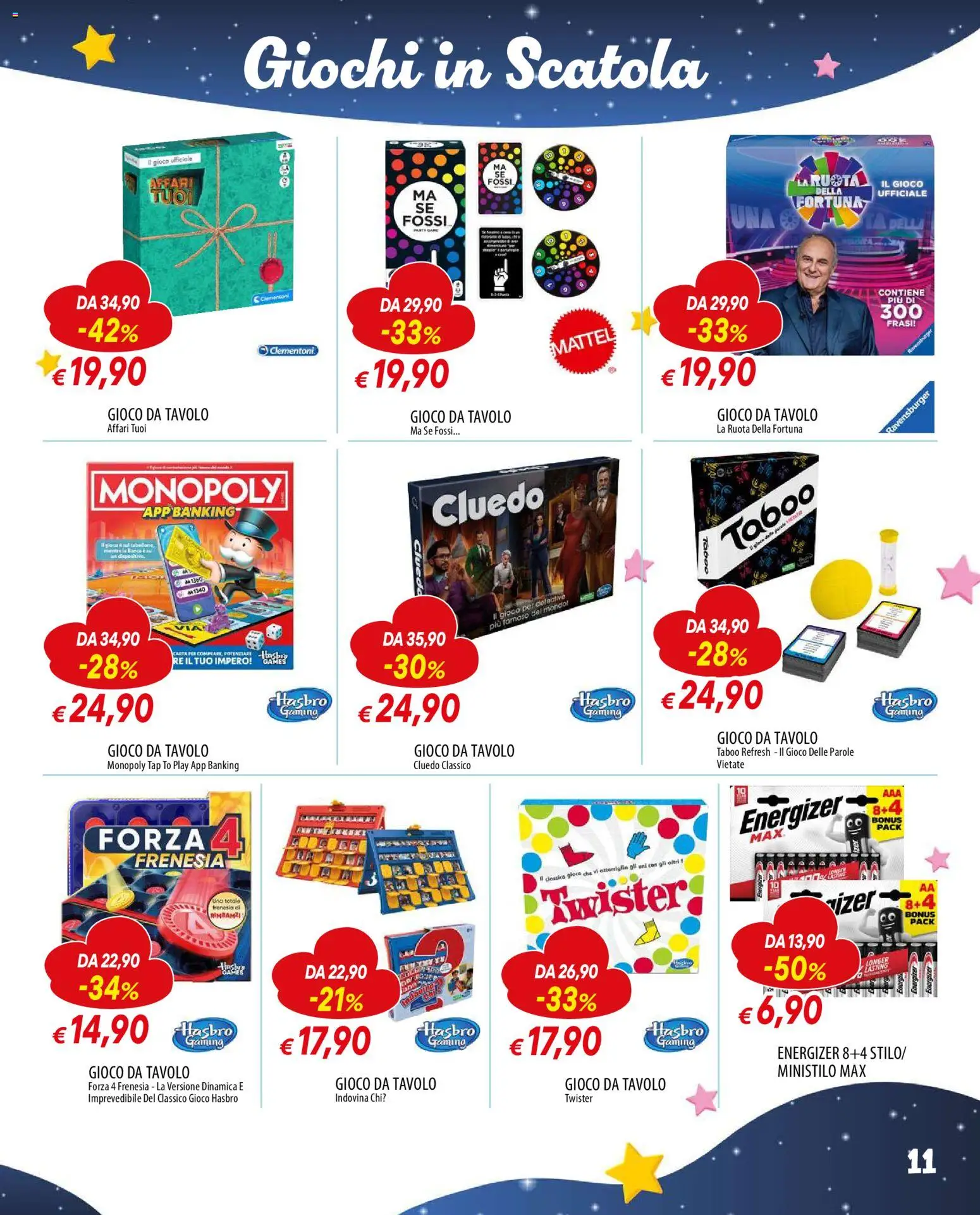 Volantino Galassia del 24.11.2025 | Pagina: 11 | Prodotti: Gioco, Tavolo, Scatola