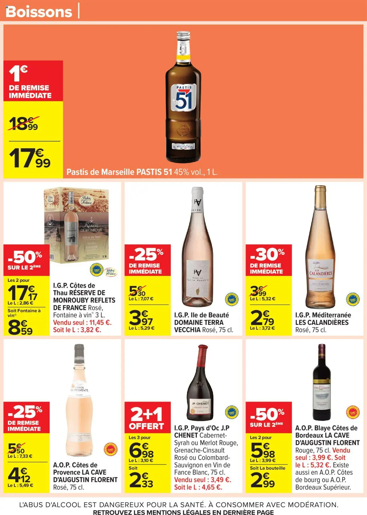  | Page: 42 | Produits: Pastis, Vin, Pastis 51