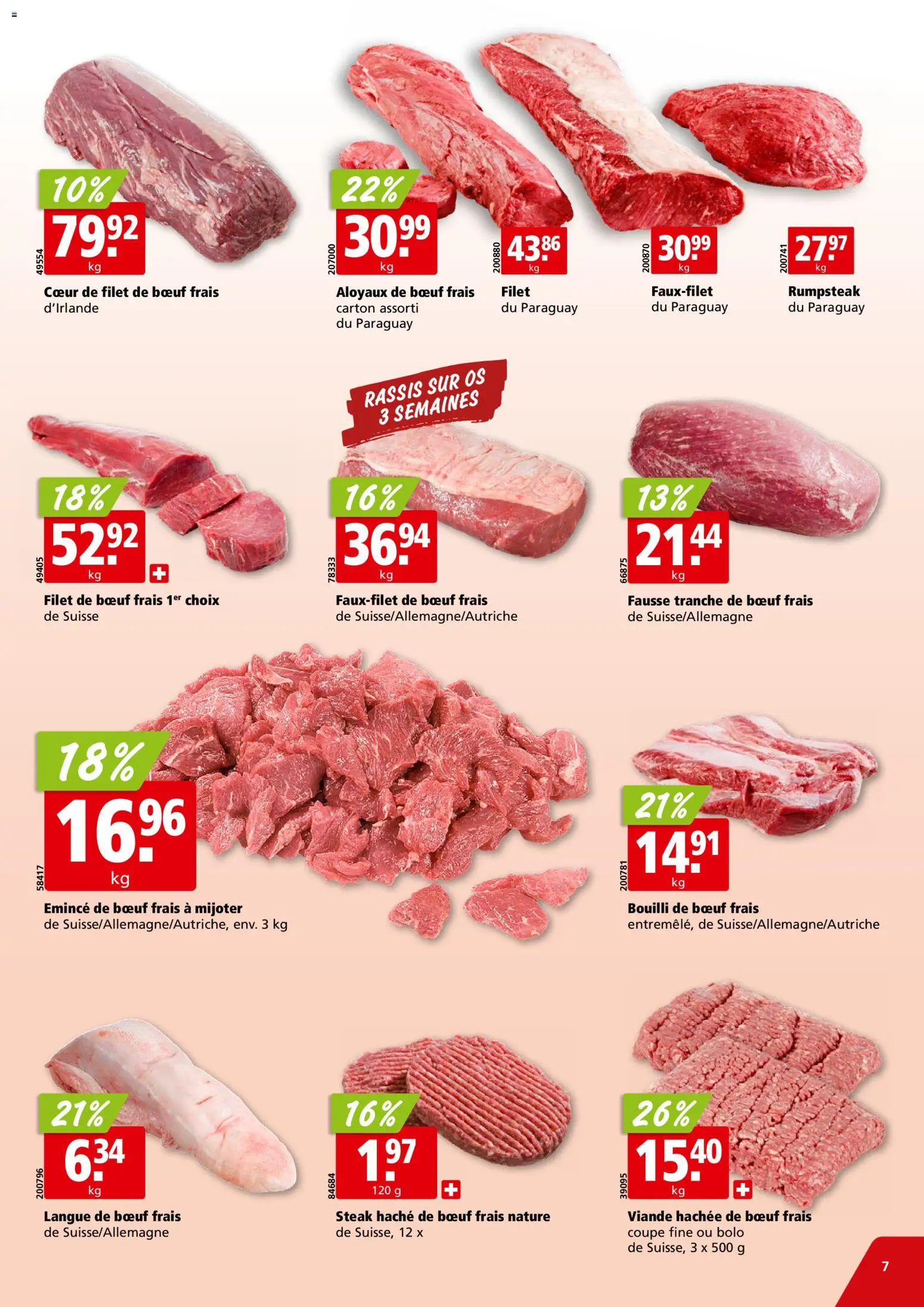 Aligro aktionen Chavannes, Matran, Genève, Sion – gültig ab 09.03.2026 | Seite: 7