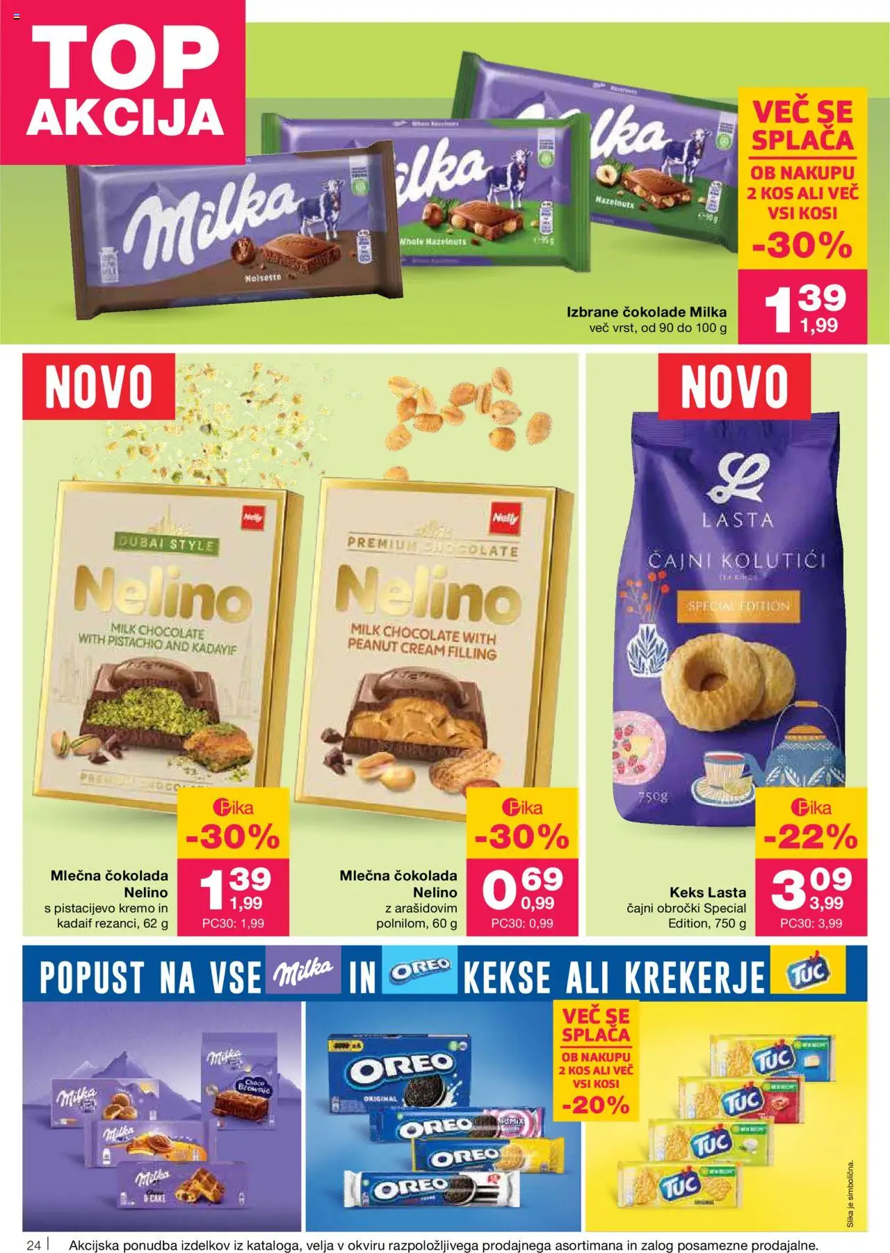 Mercator katalog │ velja od 26.06.2025 | Stran: 24 | Izdelki: Kos, Cokolada