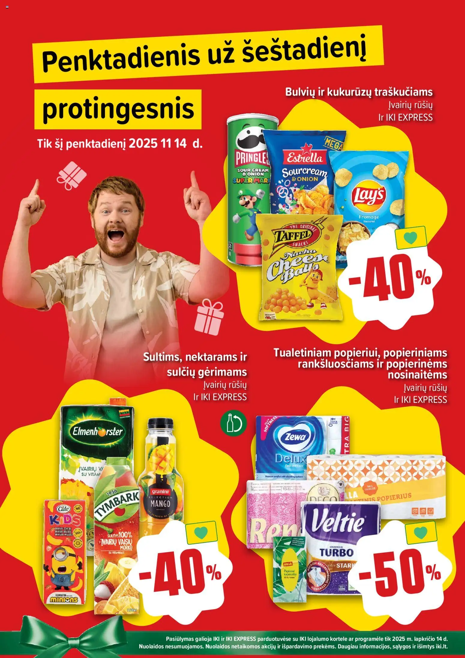 IKI akcijos nuo 10.11.2025 | Puslapis: 10 | Prekių: Sultys