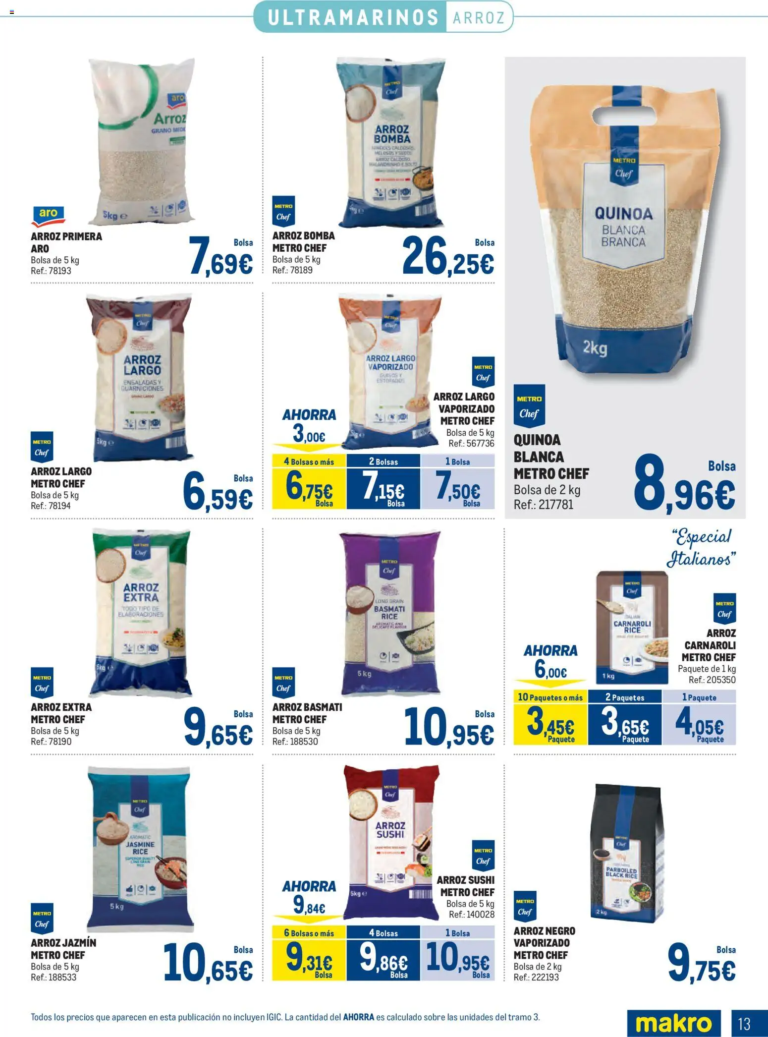 Makro - Especial Despensa Canarias │ válido desde el 02.02.2026 | Página: 13 | Productos: Arroz, Bolsa, Φασόλια, Σιδερώστρα