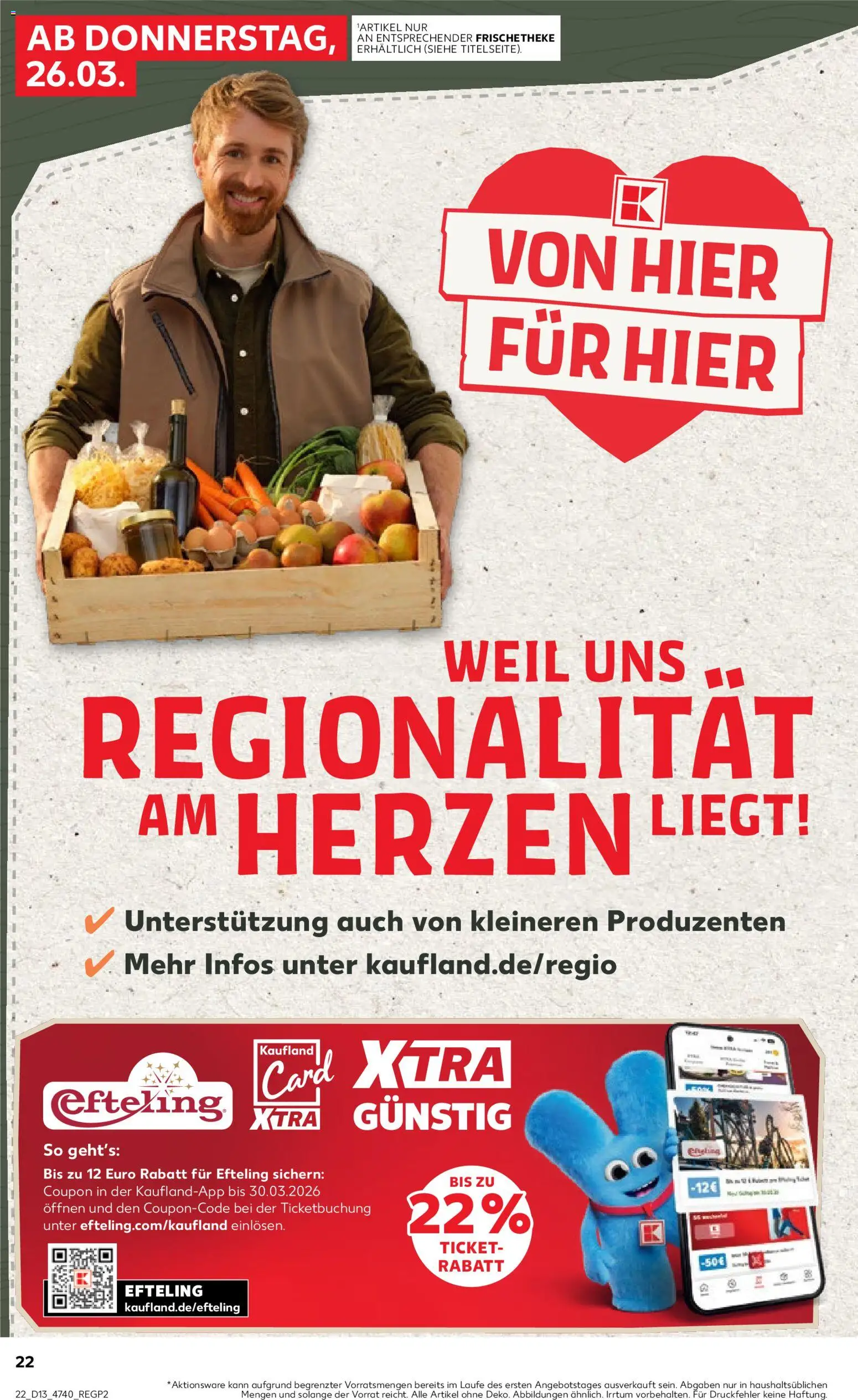 Kaufland Prospekt Hannover	 – gültig ab 26.03.2026 | Seite: 22