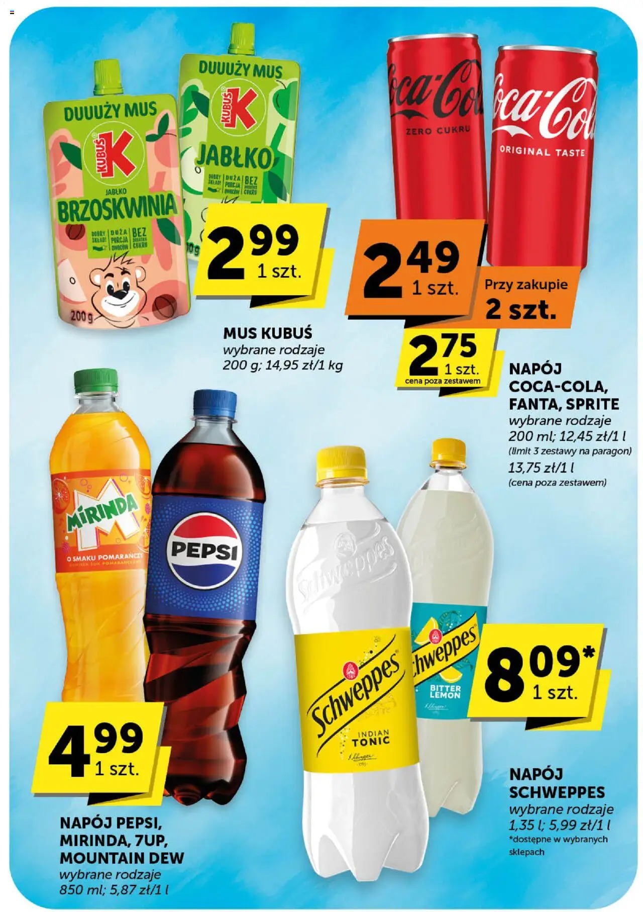 Euro Sklep Gazetka - Market od 16.10.2025 | Strona: 31 | Produkty: Brzoskwinia, Pepsi, Sprite