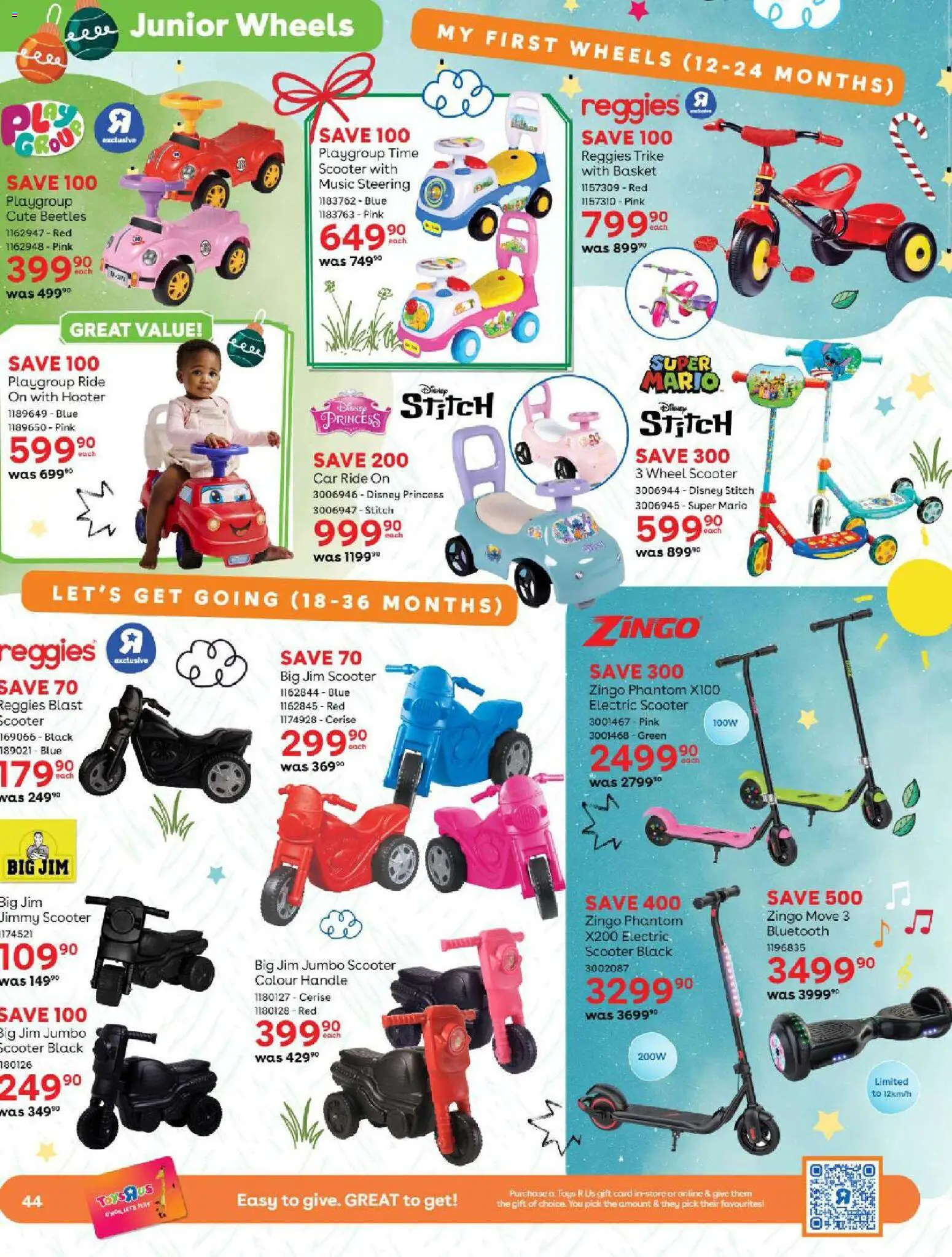 New Toys R Us catalogue – valid from 23.10.2025 | Page: 44 | Products: Gift card, Basket