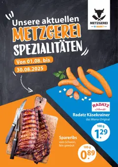 V-Markt - Metzgerei August 2025 gültig ab dem 01.08.2025