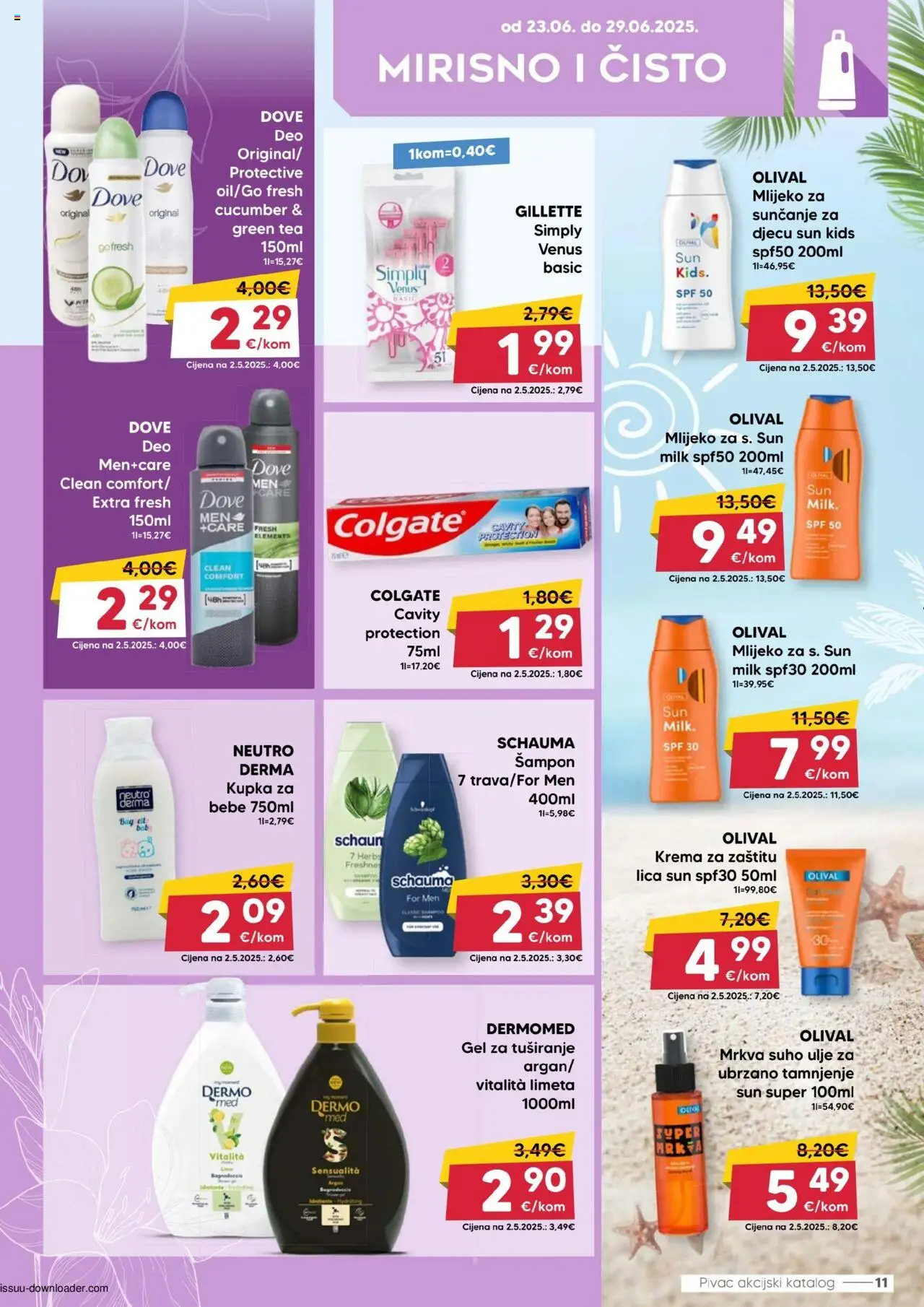 Pivac katalog | vrijedi od 23.06.2025 | Stranica: 11 | Proizvodi: Ulje, Gel za tuširanje, Mrkva, Krema