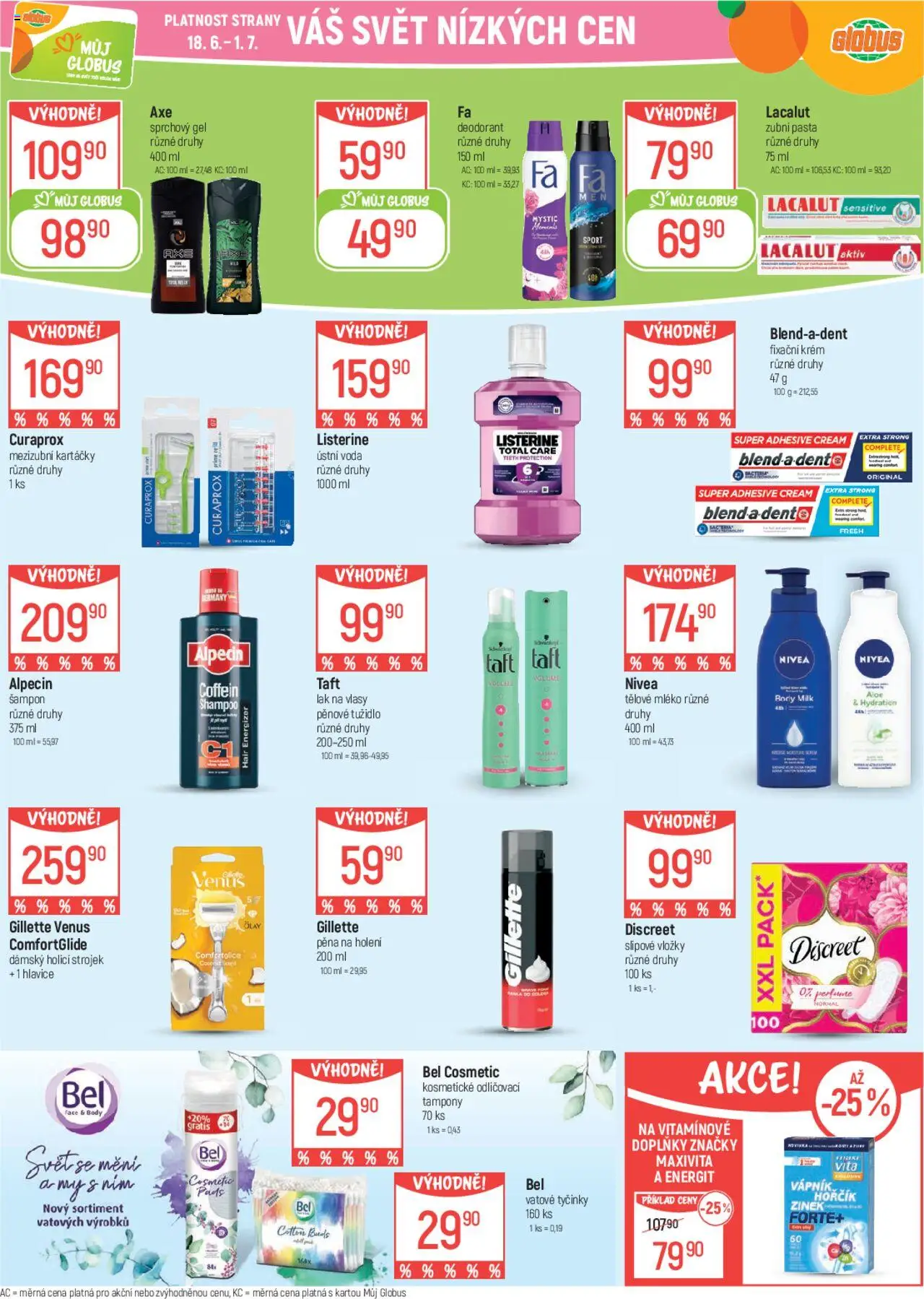 Globus leták od 18.06.2025 | Strana: 34 | Produkty: Lacalut Aktiv, Alpecin šampon, Šampon, Lak na vlasy