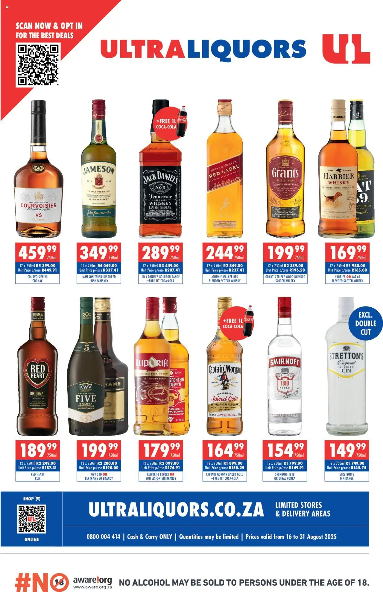 Ultra Liquors Specials │ valid from 16.08.2025 | Page: 1