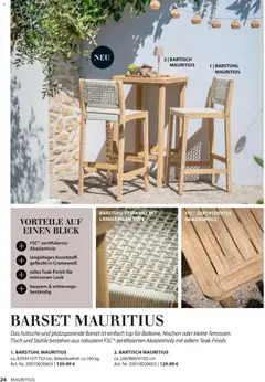 Dehner Gartenmöbel Trends 2026 ab 29.01.2026 gültig | Seite: 24 | Produkte: Top, Bartisch, Tisch