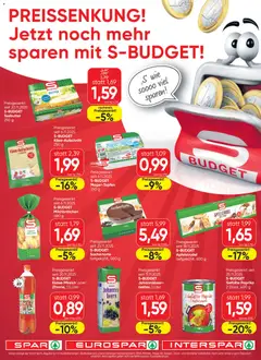 Spar Preissenkung - Wien ab 26.11.2025 gültig