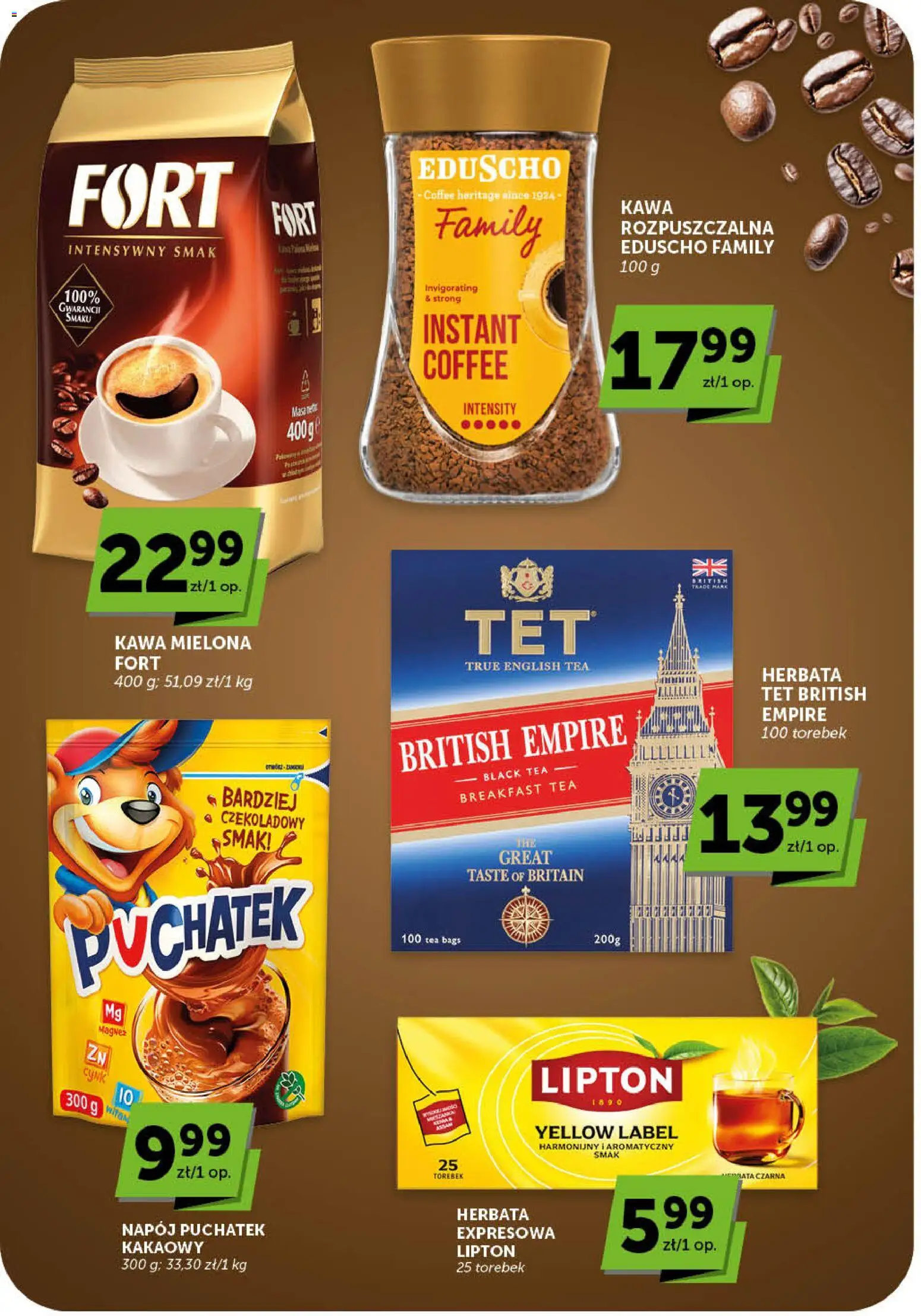 Euro Sklep gazetka od 30.04.2026 | Strona: 31 | Produkty: Kawa rozpuszczalna, Kawa, Herbata