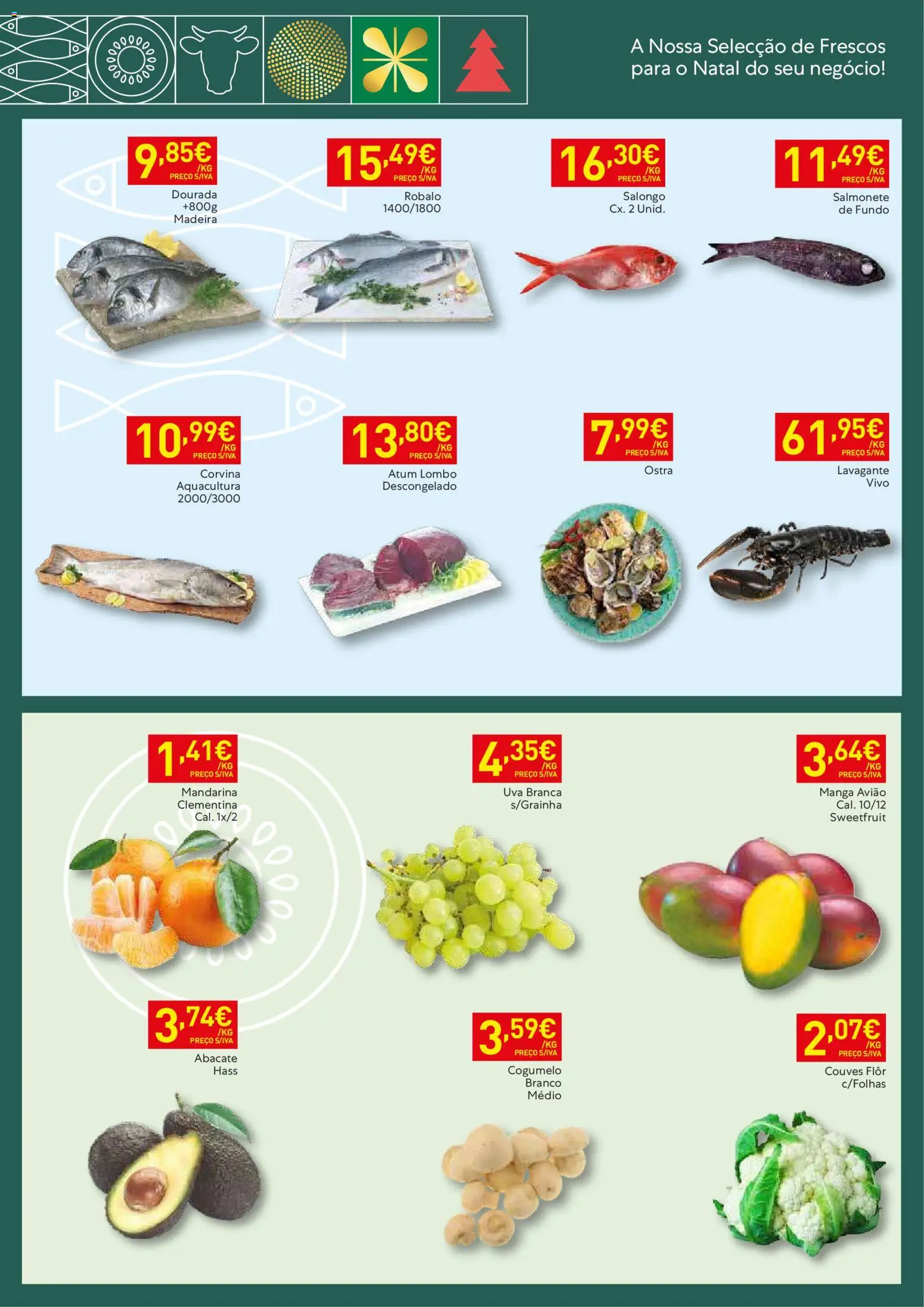 Recheio - Bons Negócios Madeira │ válido de 02.12.2025 | Página: 3 | Produtos: Dourada, Atum, Lombo, Abacate