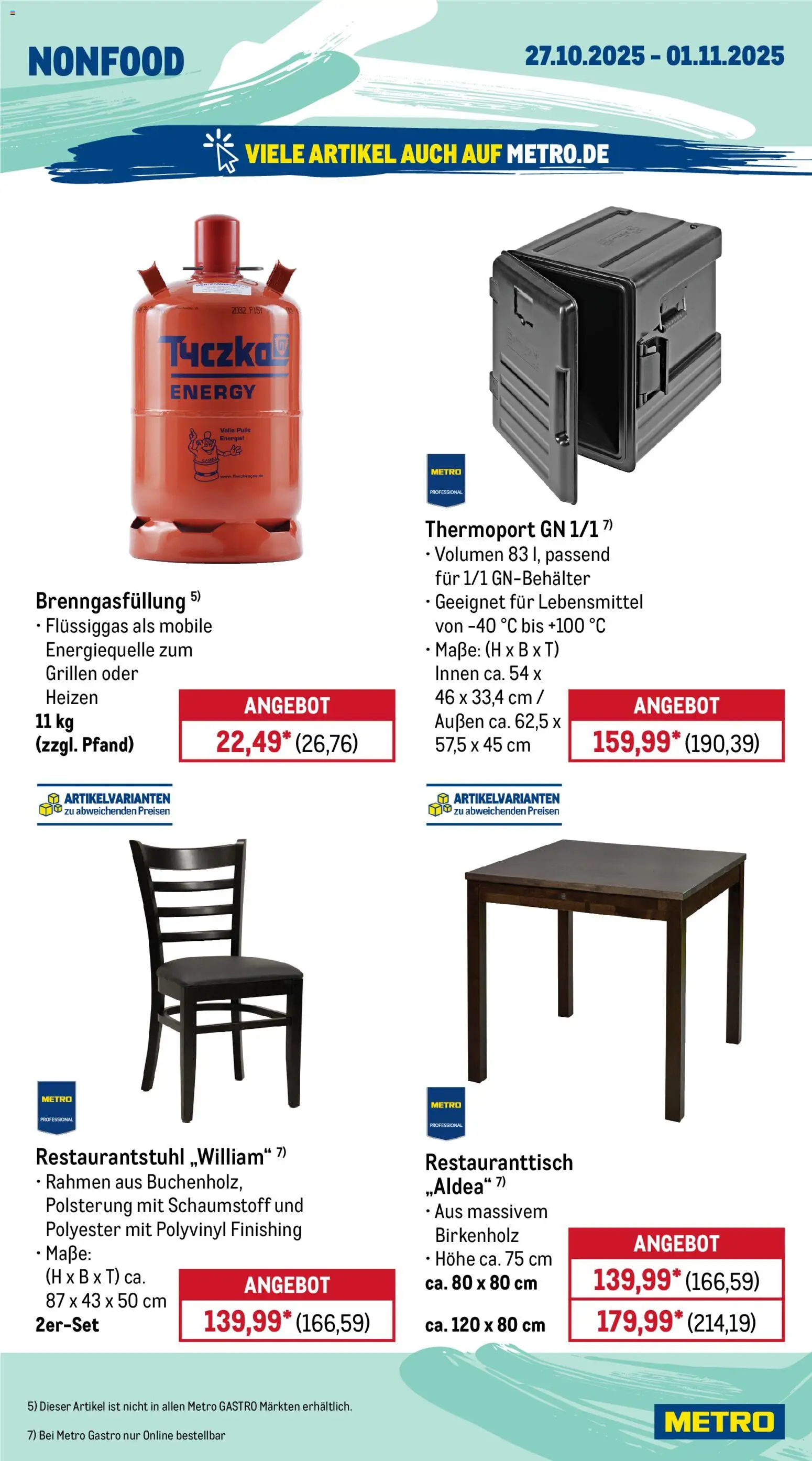 Metro Wochen-Angebote Gastro – gültig ab 27.10.2025 | Seite: 20 | Produkte: Energy