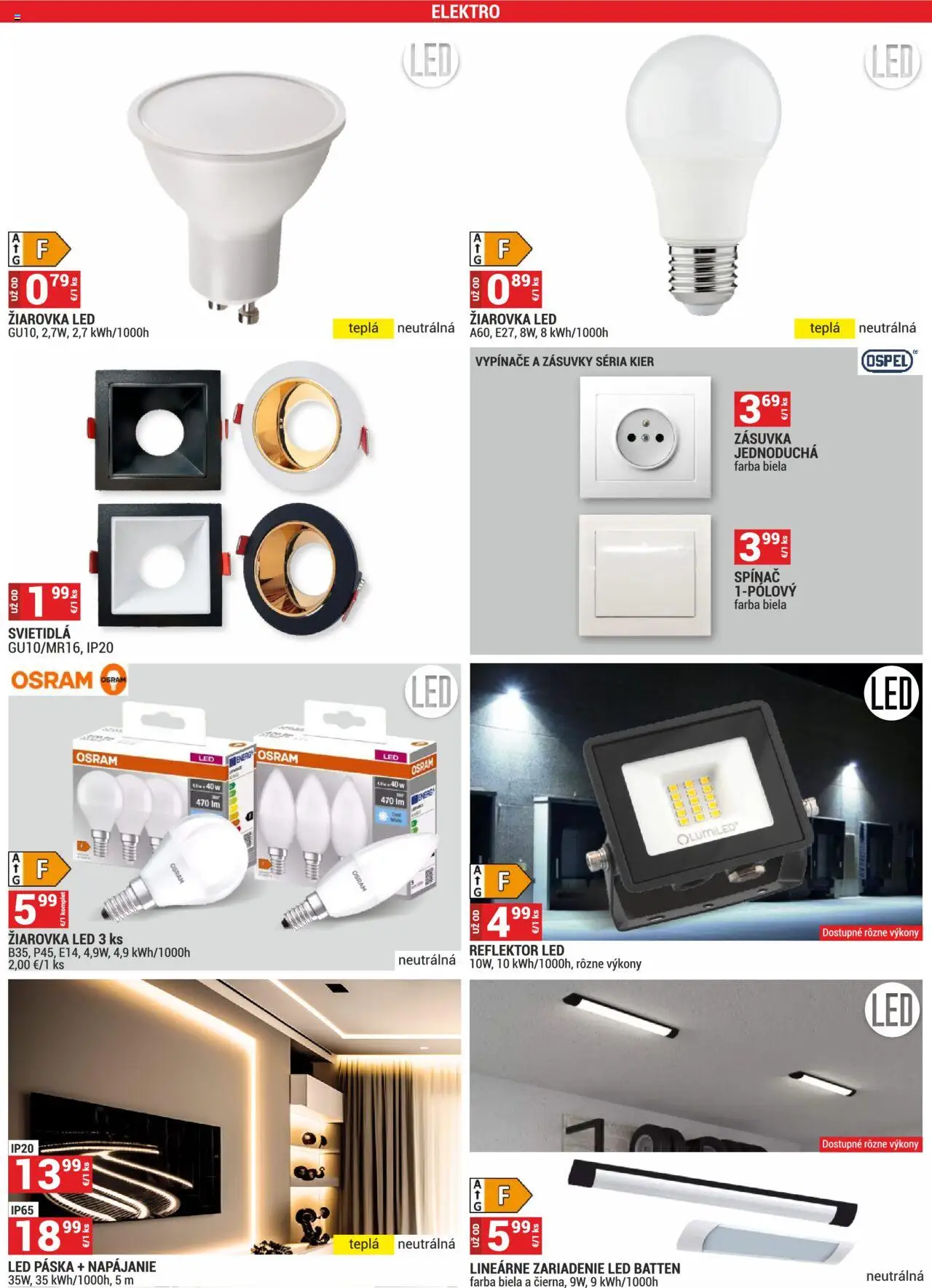 Merkury Market leták │ platný od 01.08.2025 | Strana: 24 | Produkty: Reflektor, Svietidlá, Žiarovka
