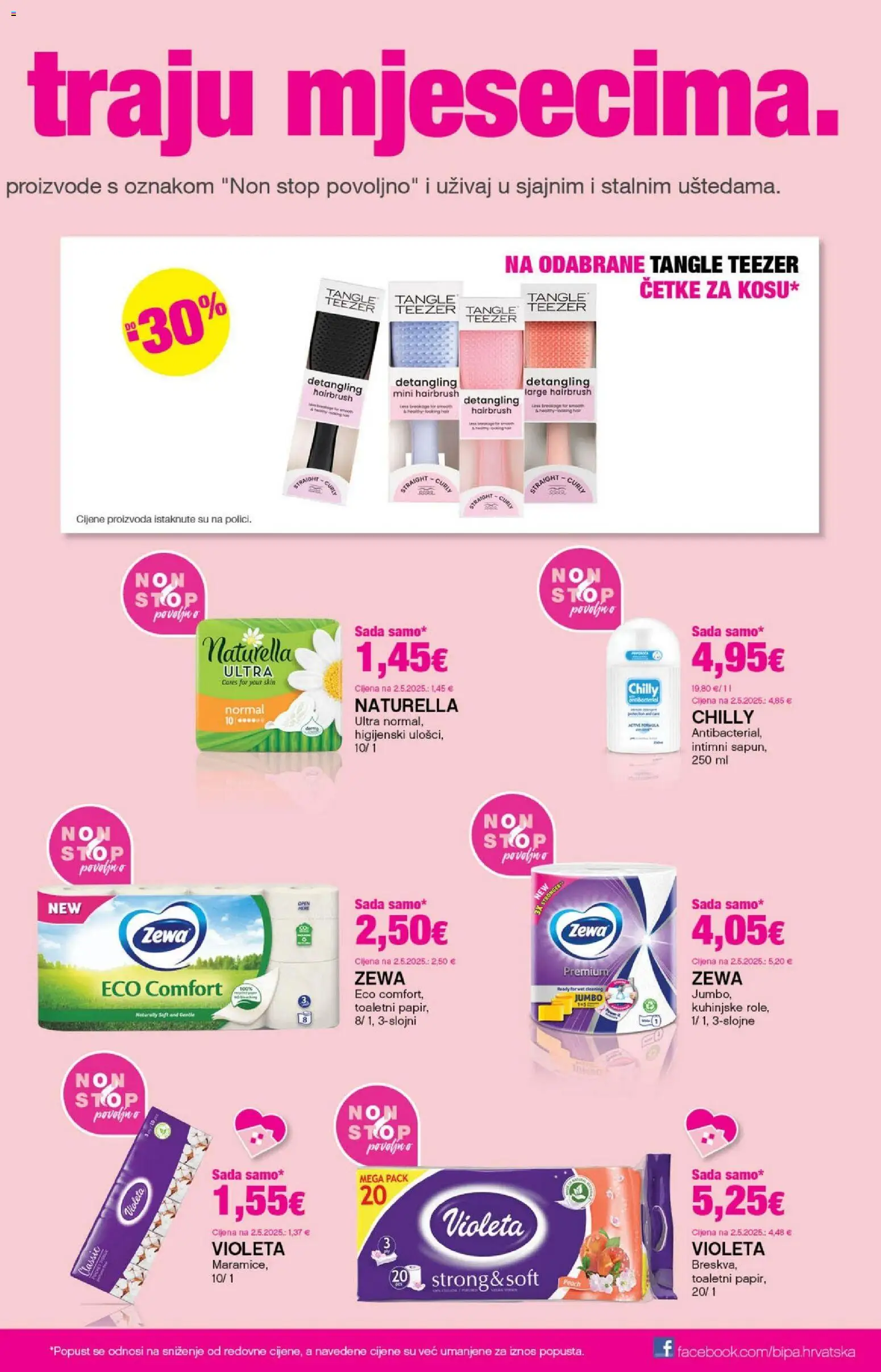 Bipa katalog | vrijedi od 08.01.2026 | Stranica: 19 | Proizvodi: Zewa, Violeta