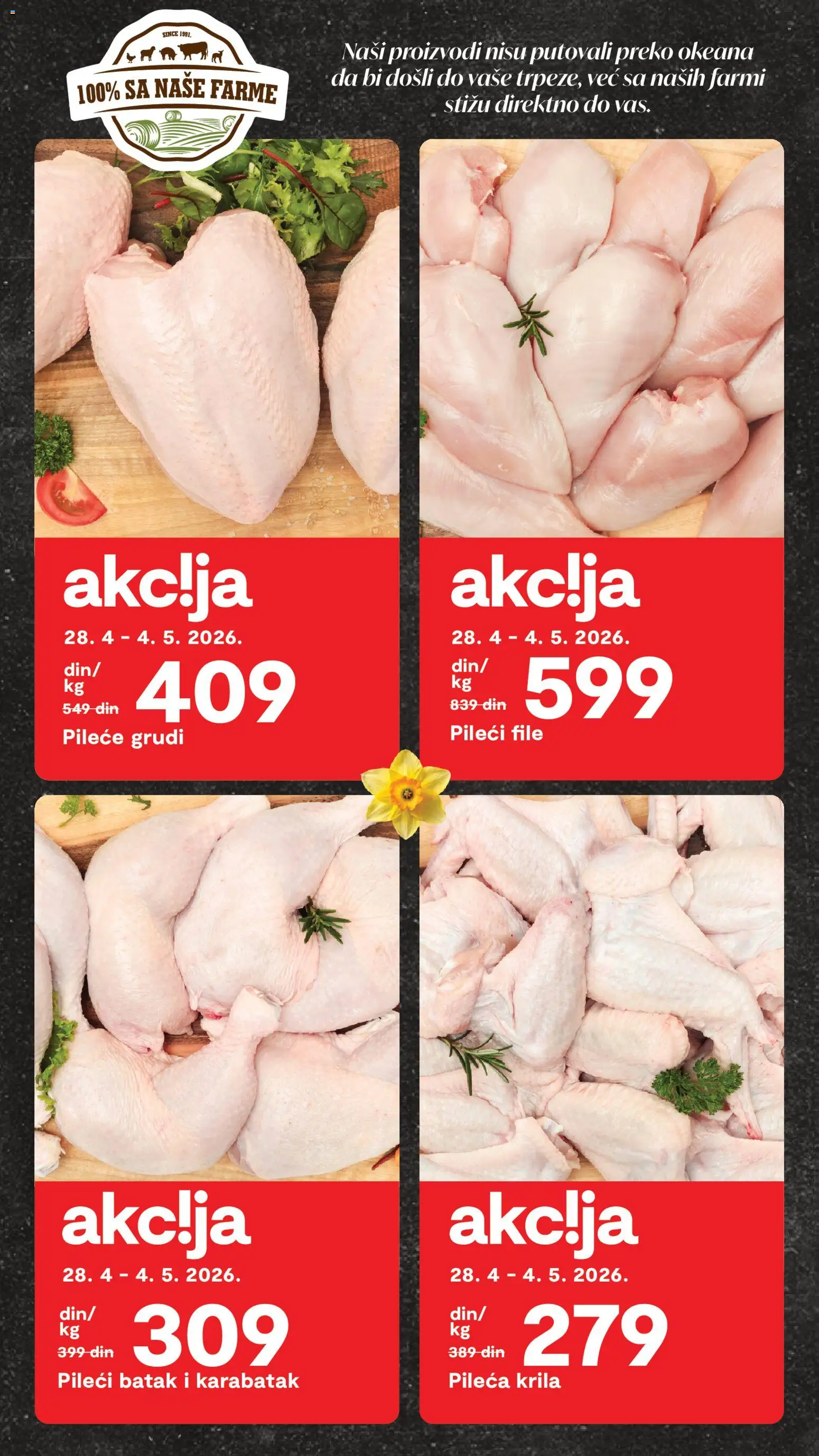 Matijevic katalog - važi od 27.04.2026 | Strana: 5 | Proizvode: Pileće grudi, Pileći file, Pileći batak