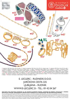 E.leclerc katalog akcije – veljaven od 09.12.2025 | Stran: 8 | Izdelki: Zapestnica, Prstan, Uhani