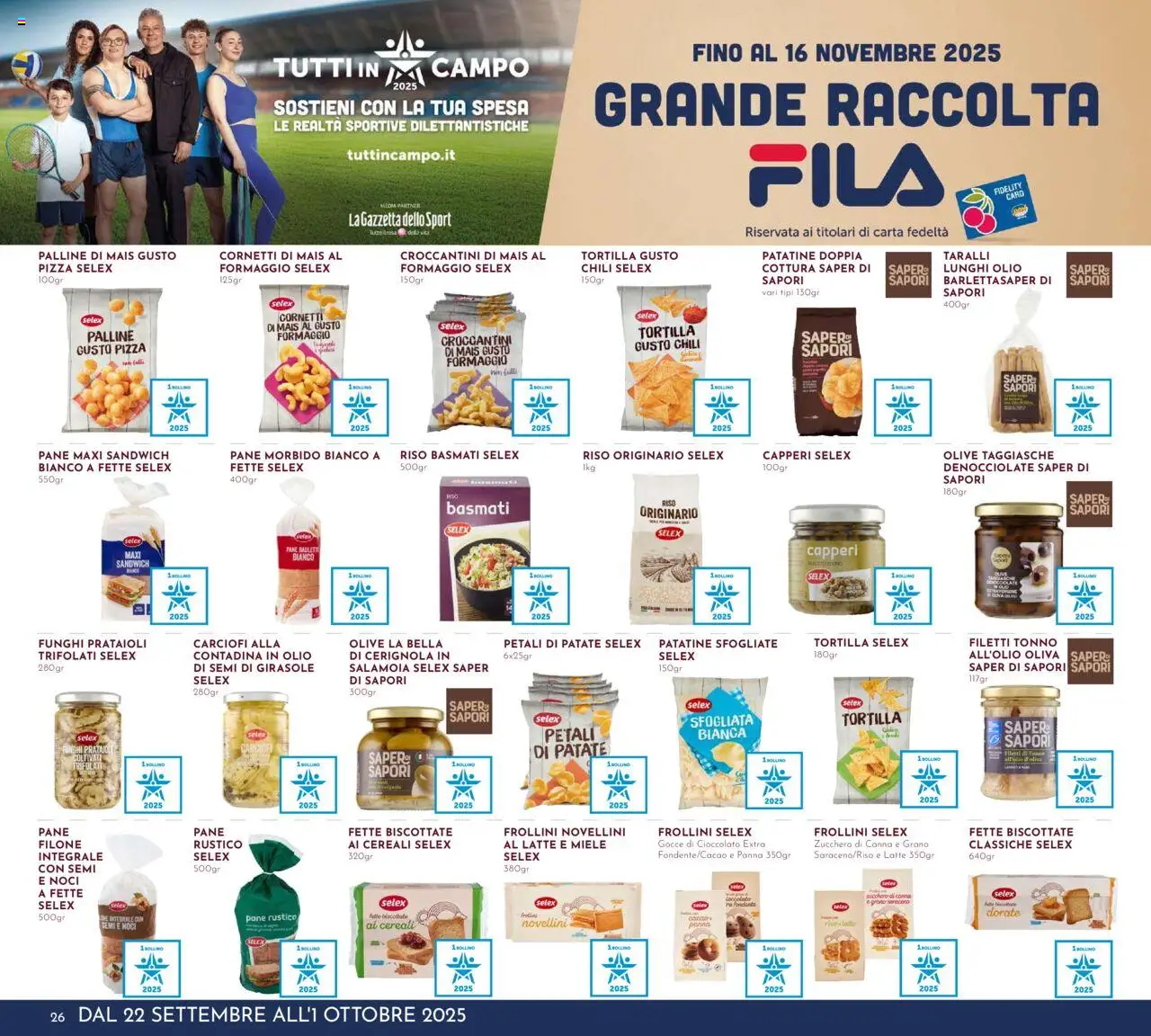 Volantino Pan del 22.09.2025 | Pagina: 26 | Prodotti: Riso Basmati, Patatine, Tonno, Miele