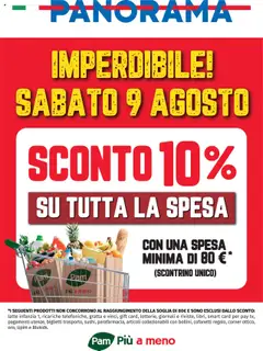 Anteprima del volantino Panorama Sconto 10% catalogo valido a partire dal 04.08.2025