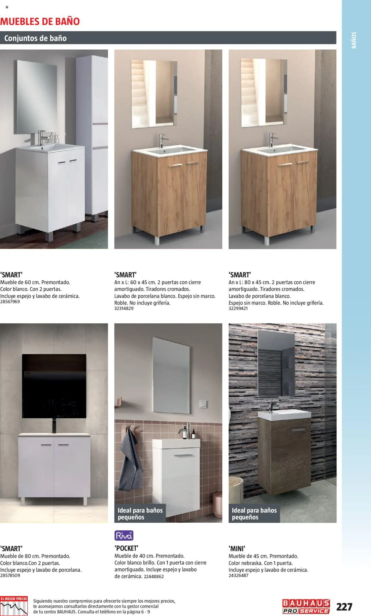 Bauhaus - ProService  │ válido desde el 24.02.2025 | Página: 227 | Productos: Teléfono, Muebles, Baño, Espejo
