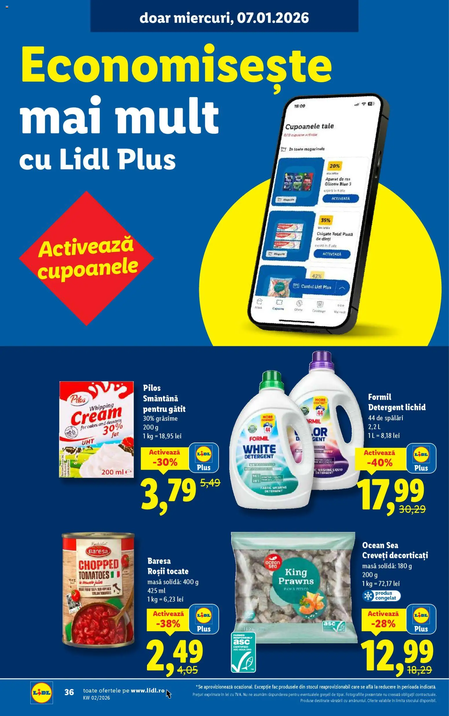 Noul catalog Lidl – valabil de la 05.01.2026 | Pagină: 36 | Produse: Feijoa Meyvesi, Aparat De Ras, Masă, Roșii
