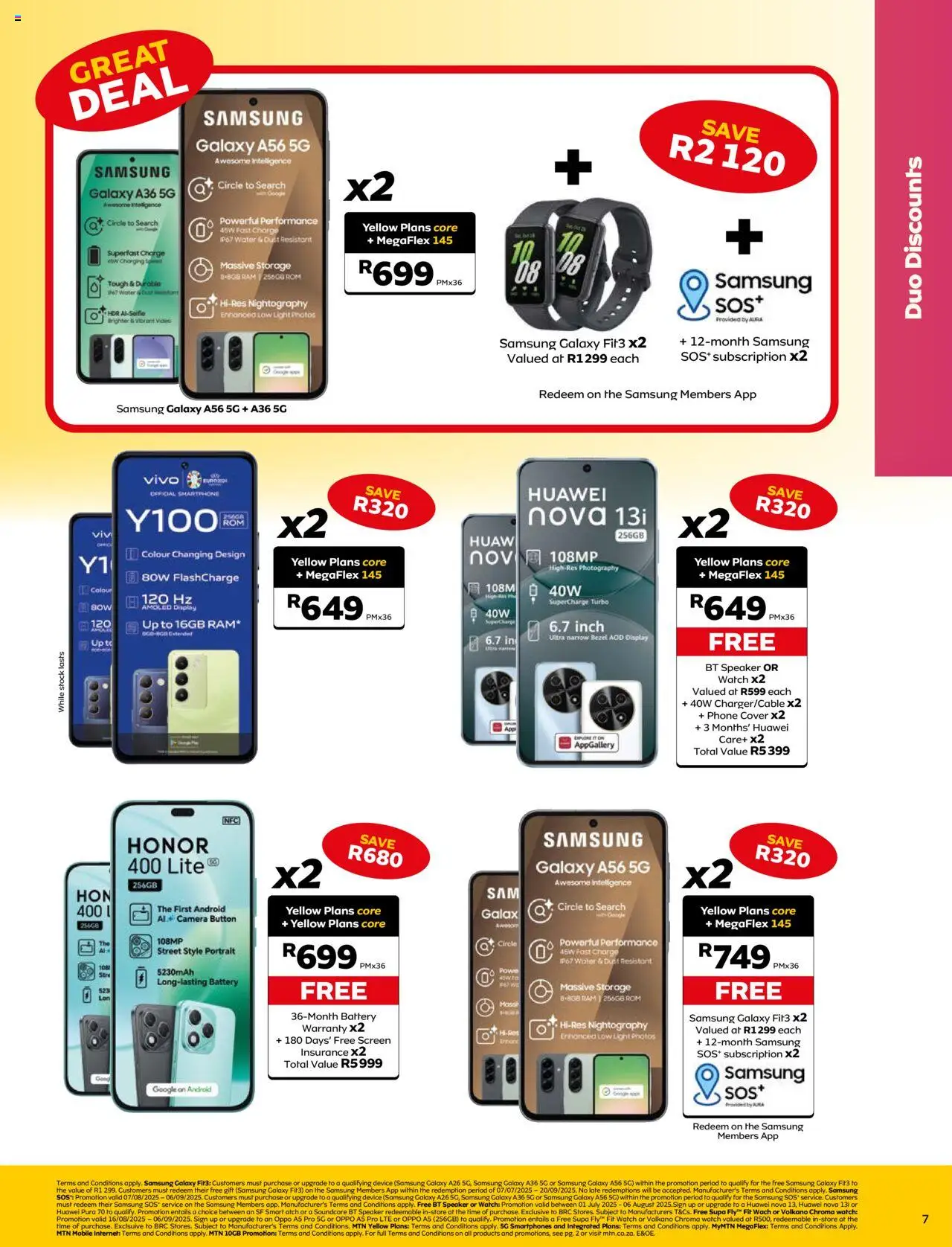 MTN Deals │ valid from 07.08.2025 | Page: 7 | Products: Cover, Phone, Camera, Battery