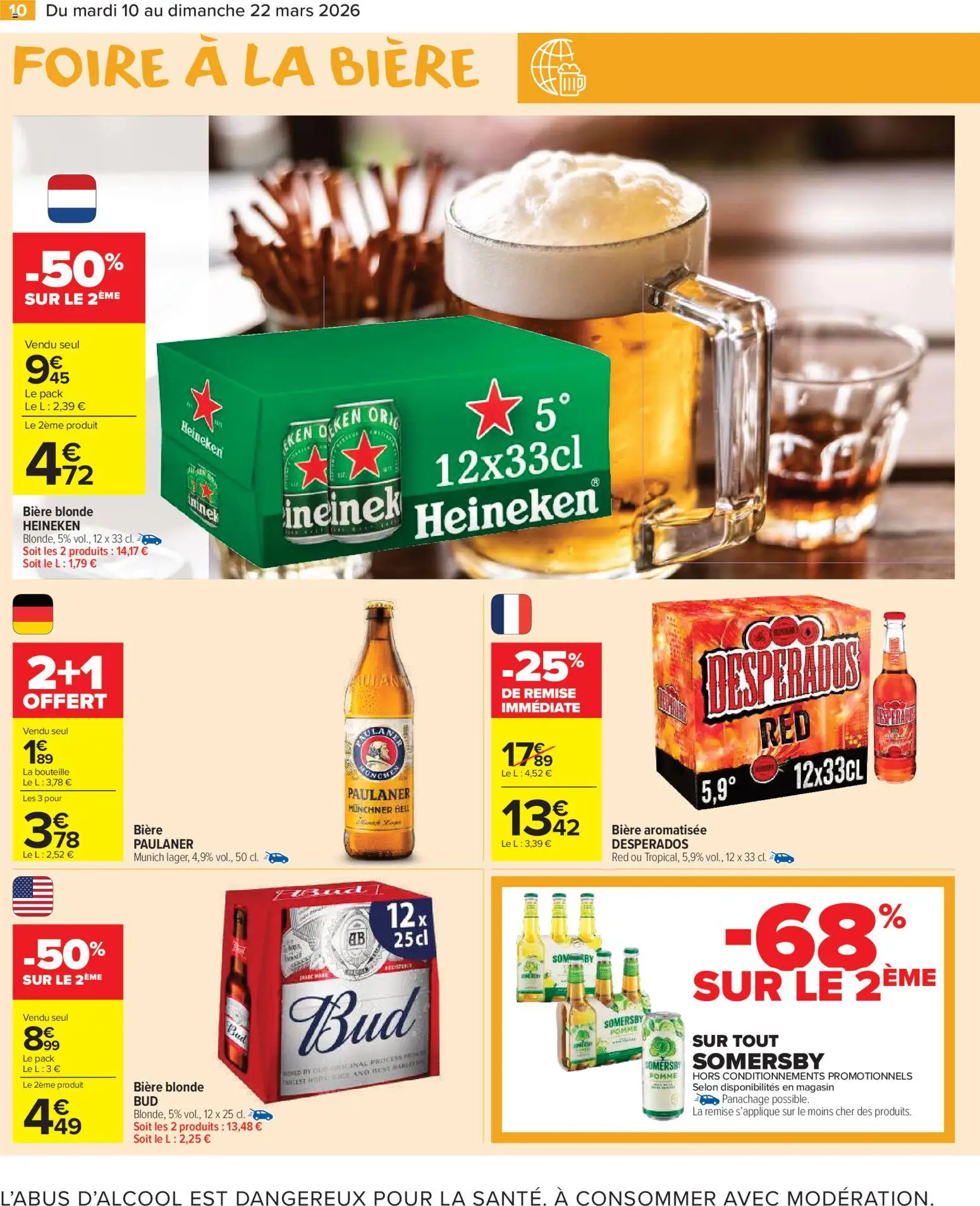 {H1} | Page: 12 | Produits: Desperados, Pomme, Bière, Heineken