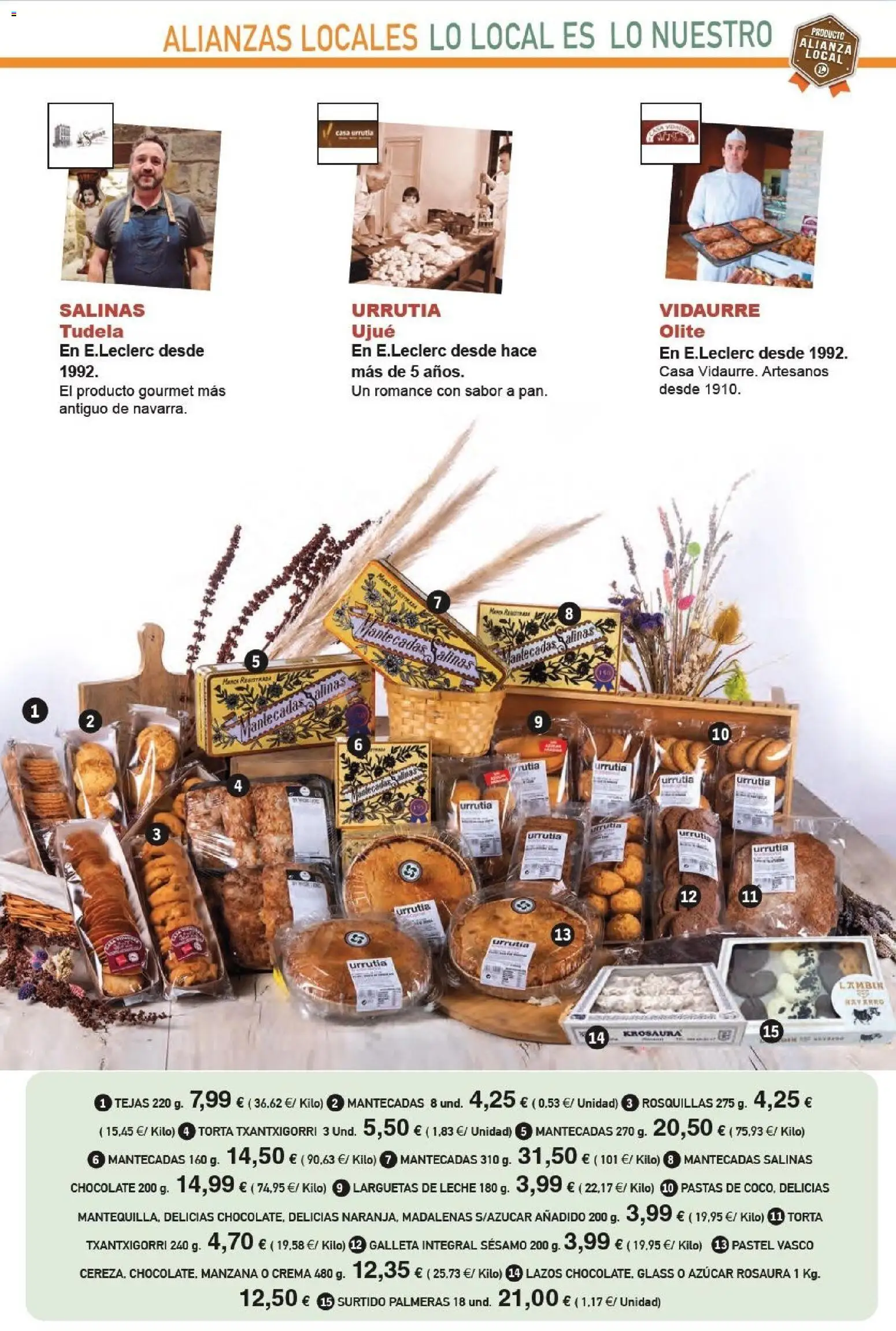 E.Leclerc - Alianz Locales │ válido desde el 25.02.2026 | Página: 27 | Productos: Leche, Chocolate, Manzana, Palmeras