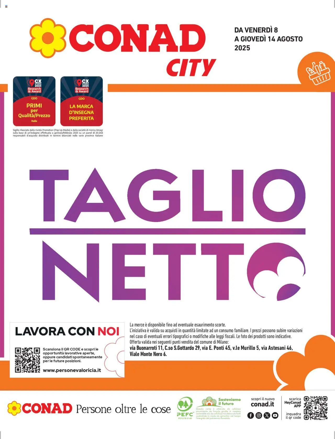 Volantino Conad del 08.08.2025 | Pagina: 1