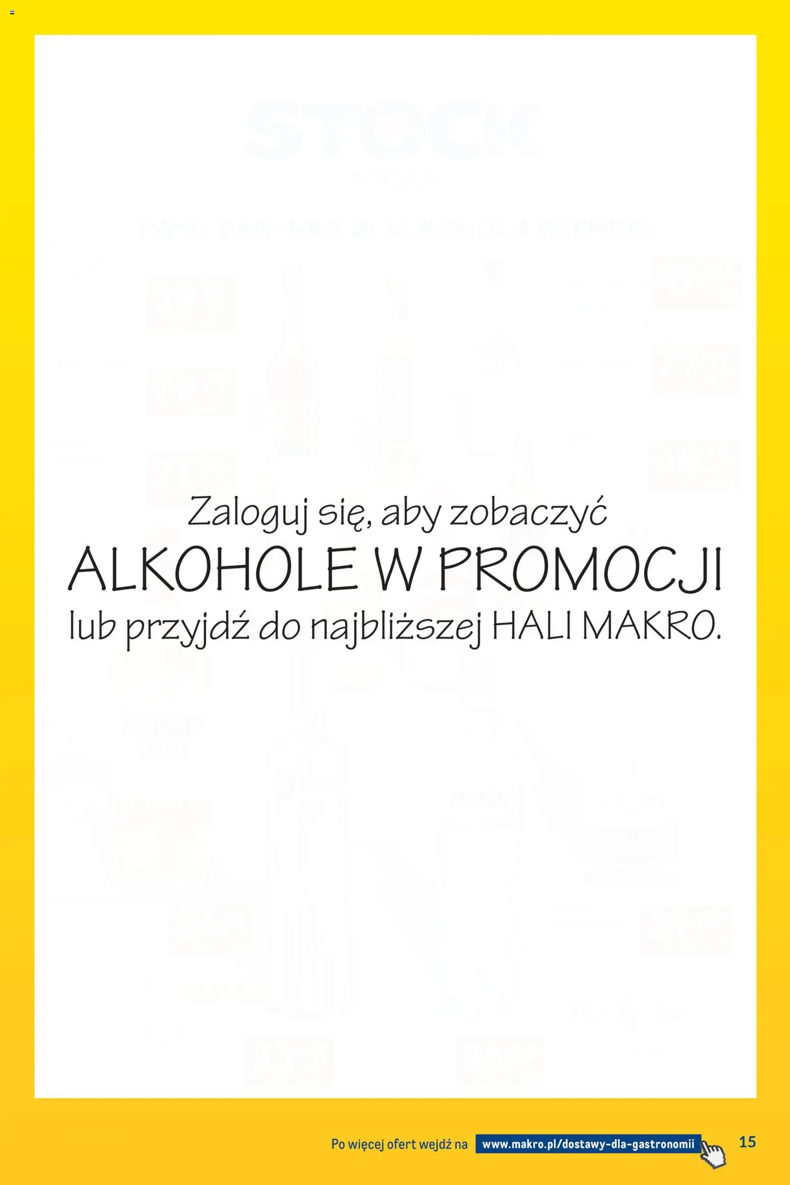 Makro gazetka - Dostawy dla gastronomii od 03.04.2026 | Strona: 15