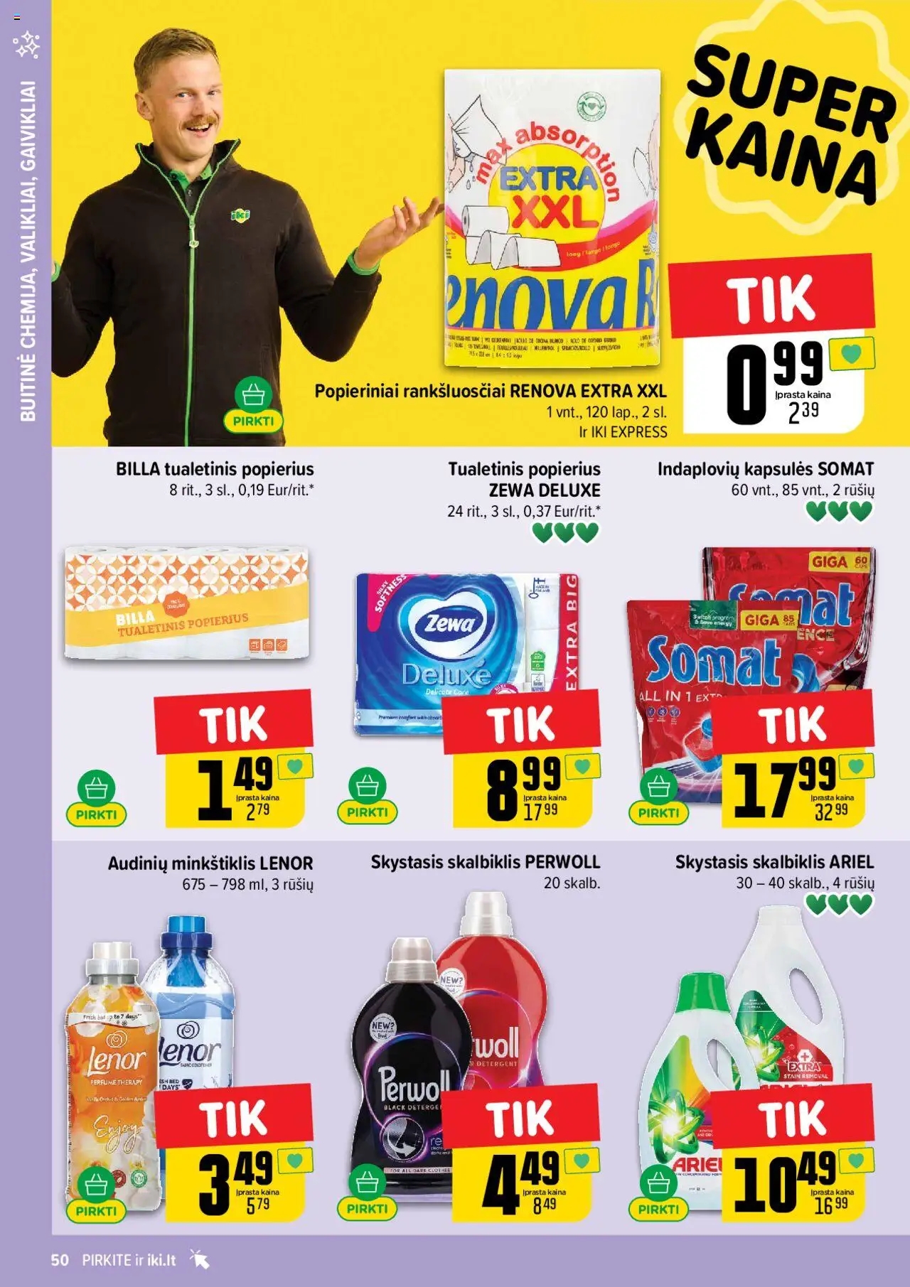 IKI leidinys│galioja nuo 07.07.2025 | Puslapis: 50 | Prekių: Tualetinis popierius