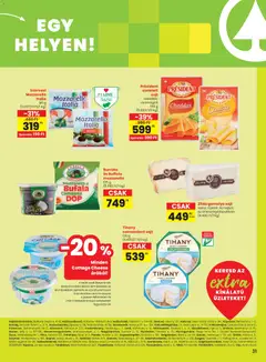Spar Extra ajánlat - amely érvényes a következő dátumtól: 11.12.2025 | Oldal: 4 | Termékek: Mozzarella, Cottage cheese, Gouda, Camembert
