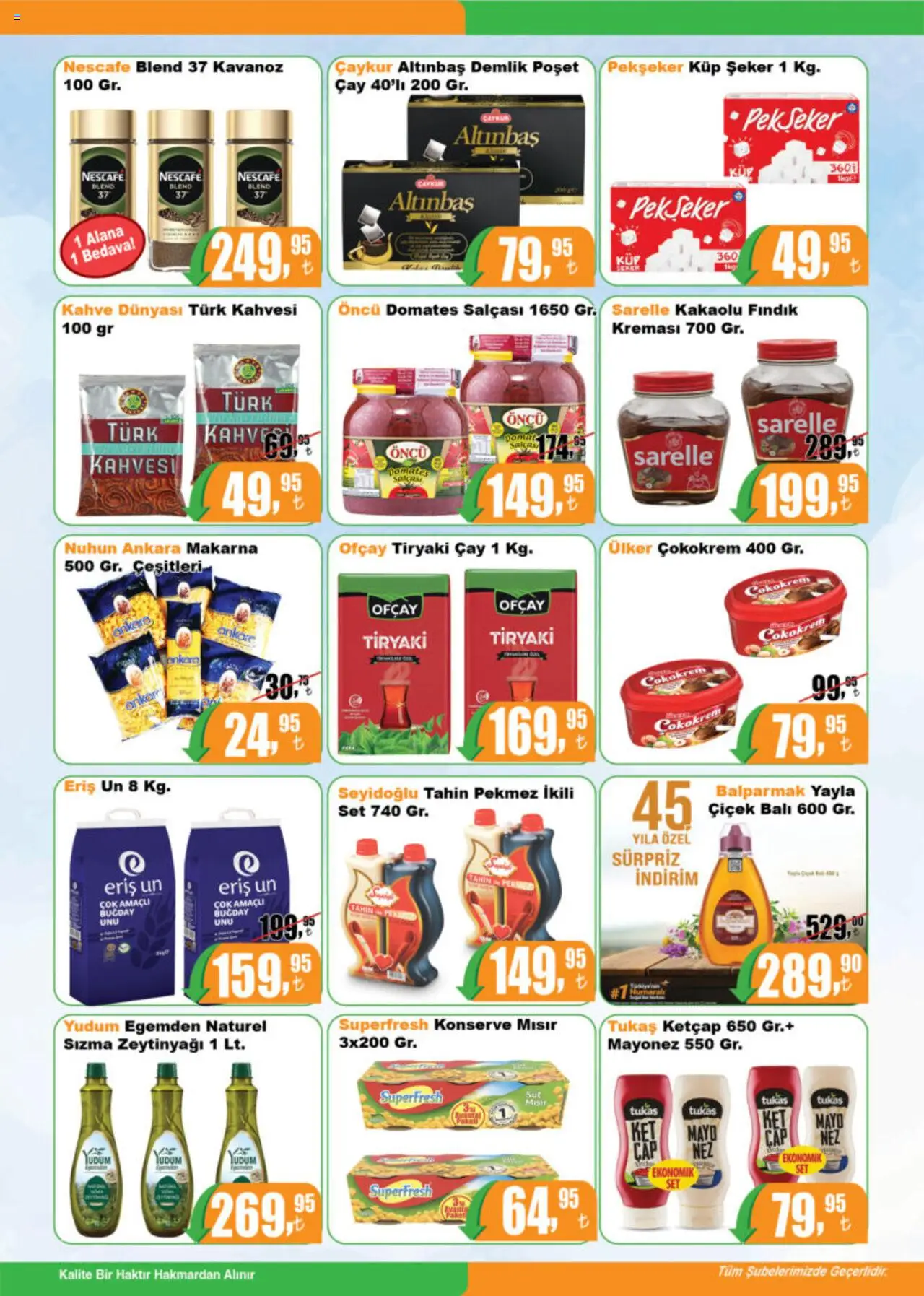 Hakmar Katalog - 04.10.2025 tarihinden itibaren geçerlidir | Sayfa: 6 | Ürünler: Kahve, Çay, Makarna, Mayo