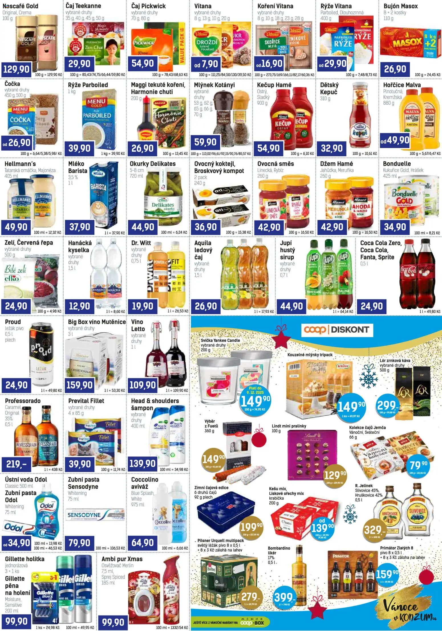 Konzum leták od 03.12.2025 | Strana: 16 | Produkty: Hruškovice, Head & Shoulders, Mlýnek, Jelínek