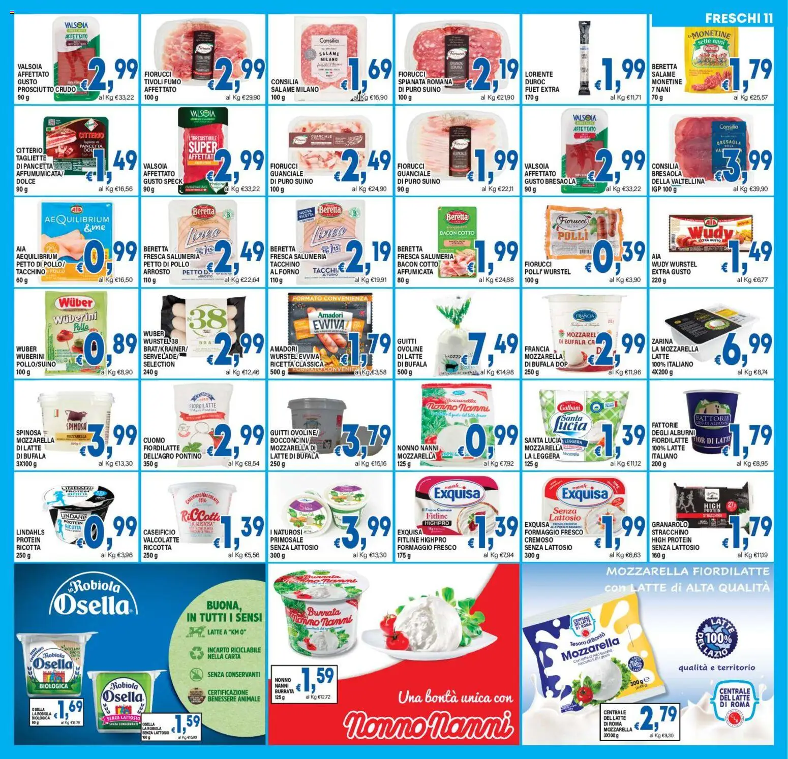 Volantino DEM del 18.11.2025 | Pagina: 11 | Prodotti: Petto di Pollo, Pancetta, Forno, Guanciale